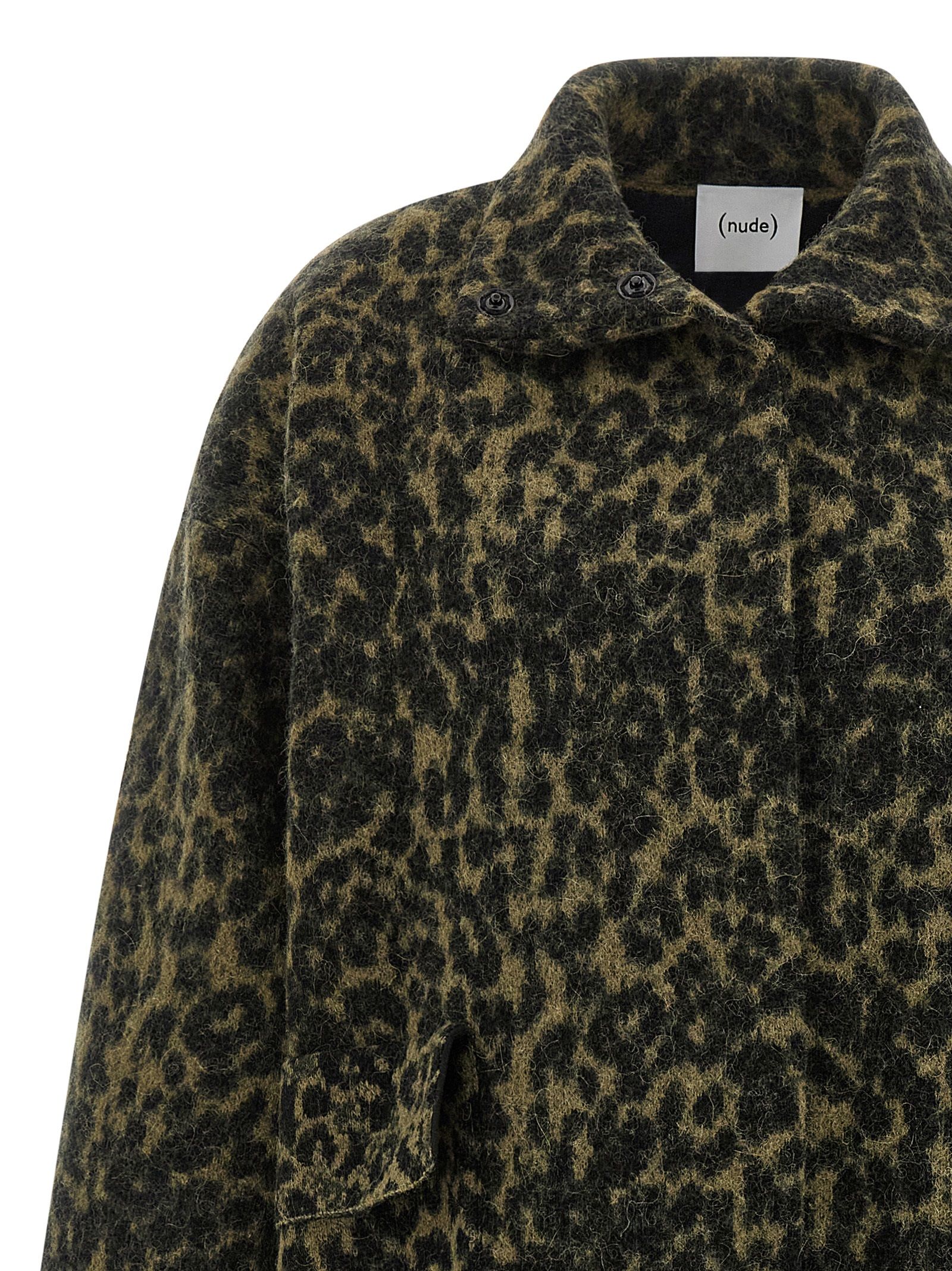 NUDE Bicolor Wool Women's Coat - NUDE - Modalova