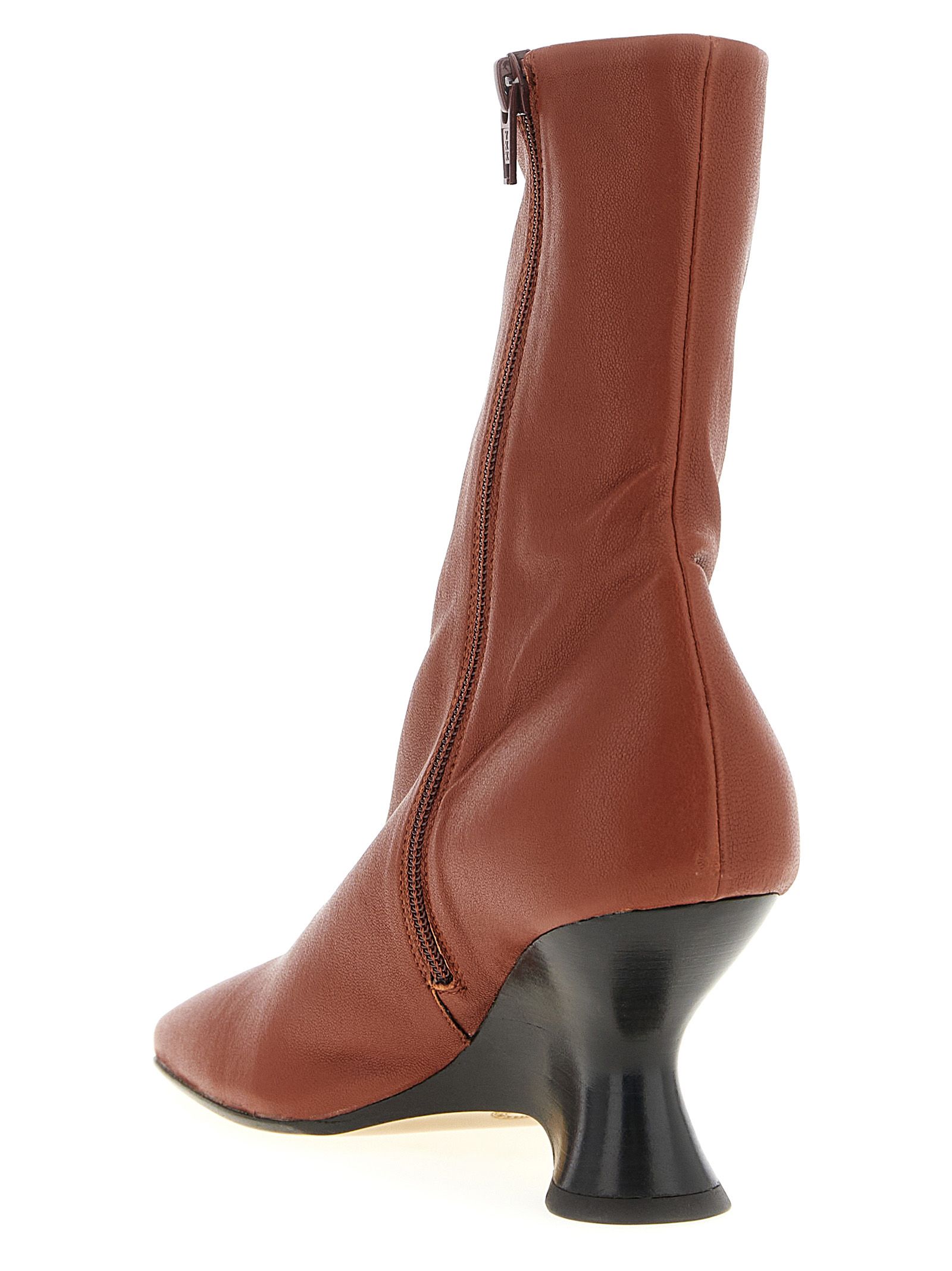 Calfskin Ankle Women's Boots - Dries Van Noten - Modalova