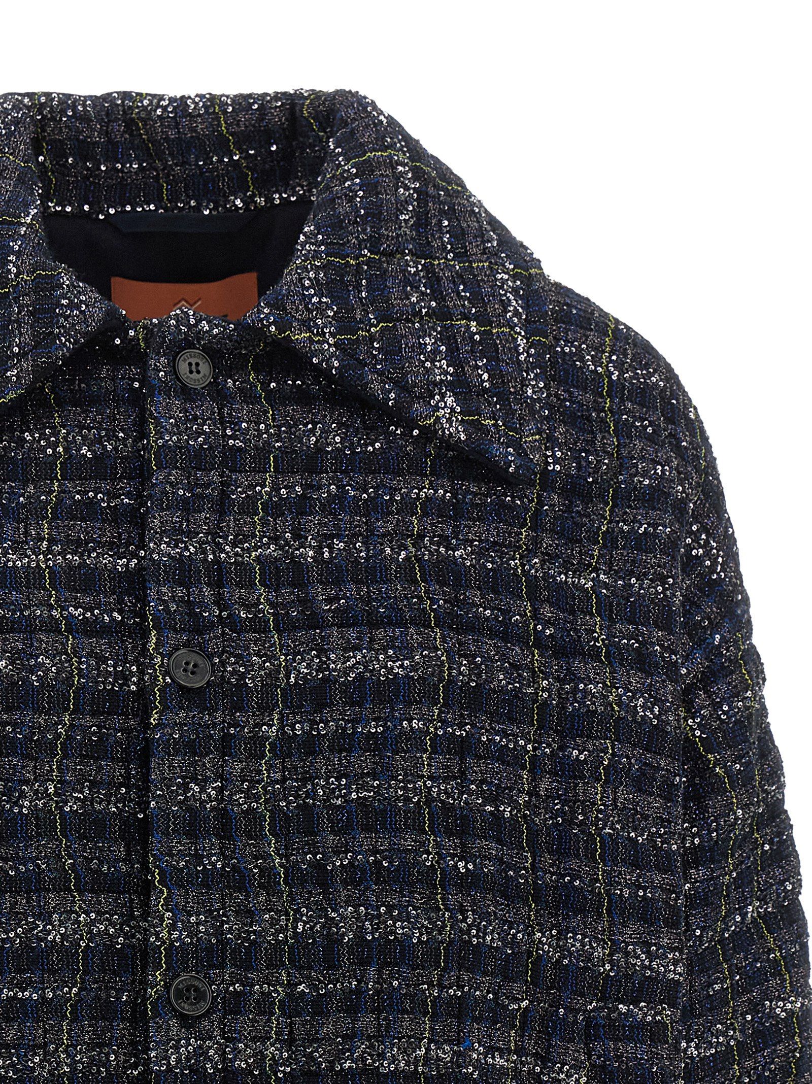 Missoni Blue Viscose Women's Coat - Missoni - Modalova