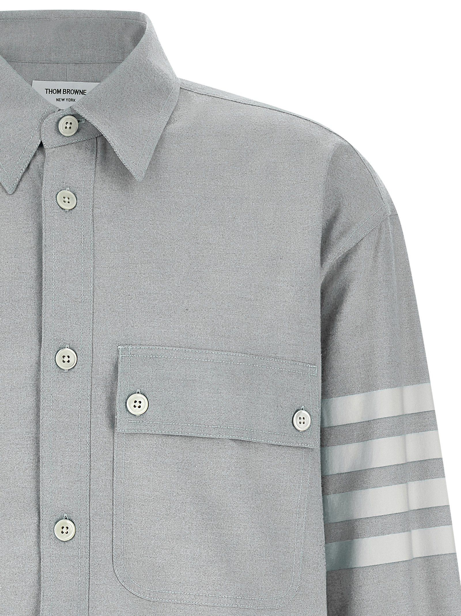 Cotton Men's Blouse - Thom Browne - Modalova
