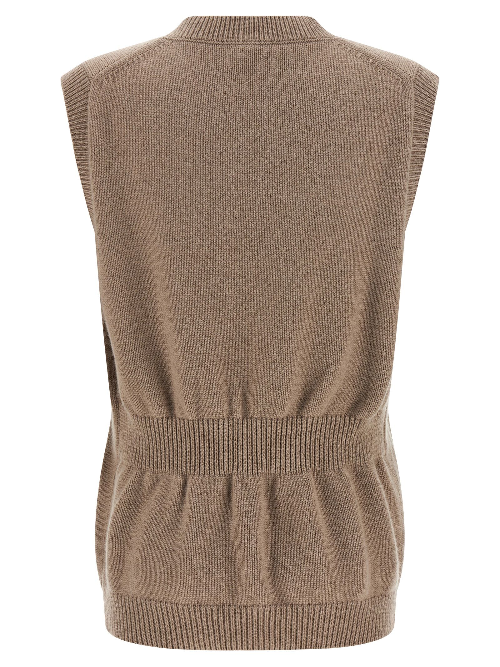 Cashmere Sleeveless Women's Jacket - Fendi - Modalova