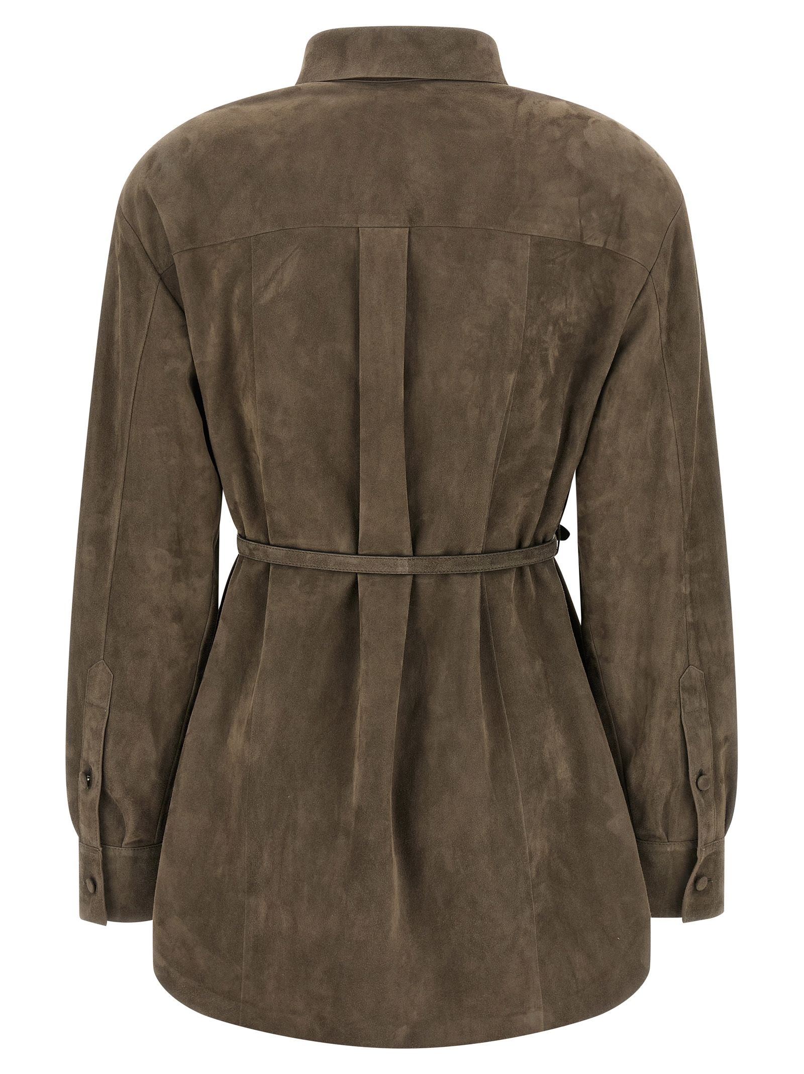 Lamb Leather Women's Blouse - Fendi - Modalova