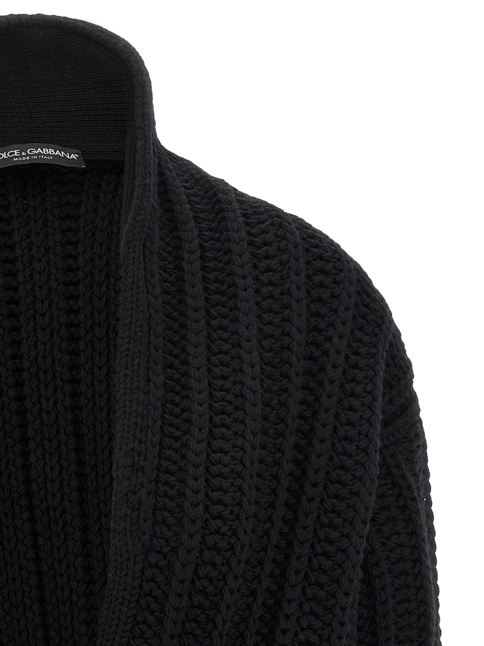 Virgin Wool Women's Cardigan - Dolce & Gabbana - Modalova