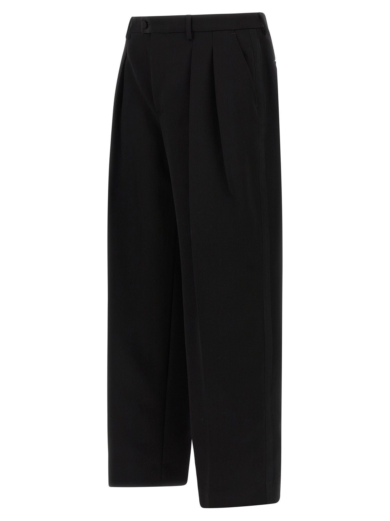 Virgin Wool Dress Men's Pants - Dolce & Gabbana - Modalova