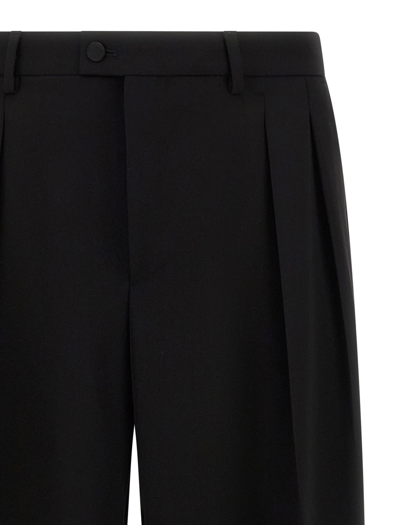 Virgin Wool Dress Men's Pants - Dolce & Gabbana - Modalova