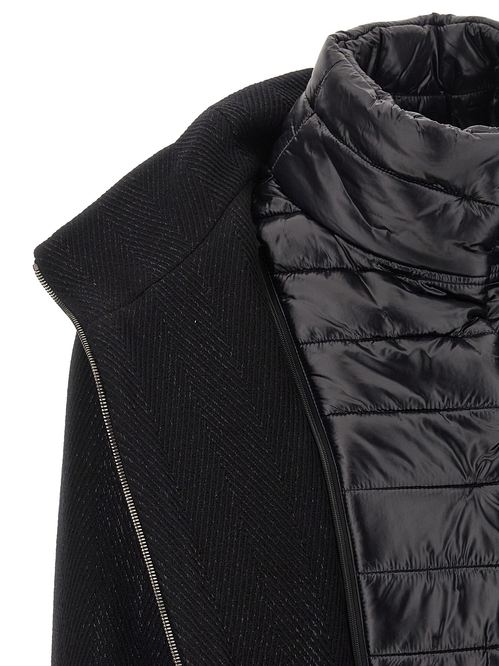Herno Black Wool Women's Coat - Herno - Modalova