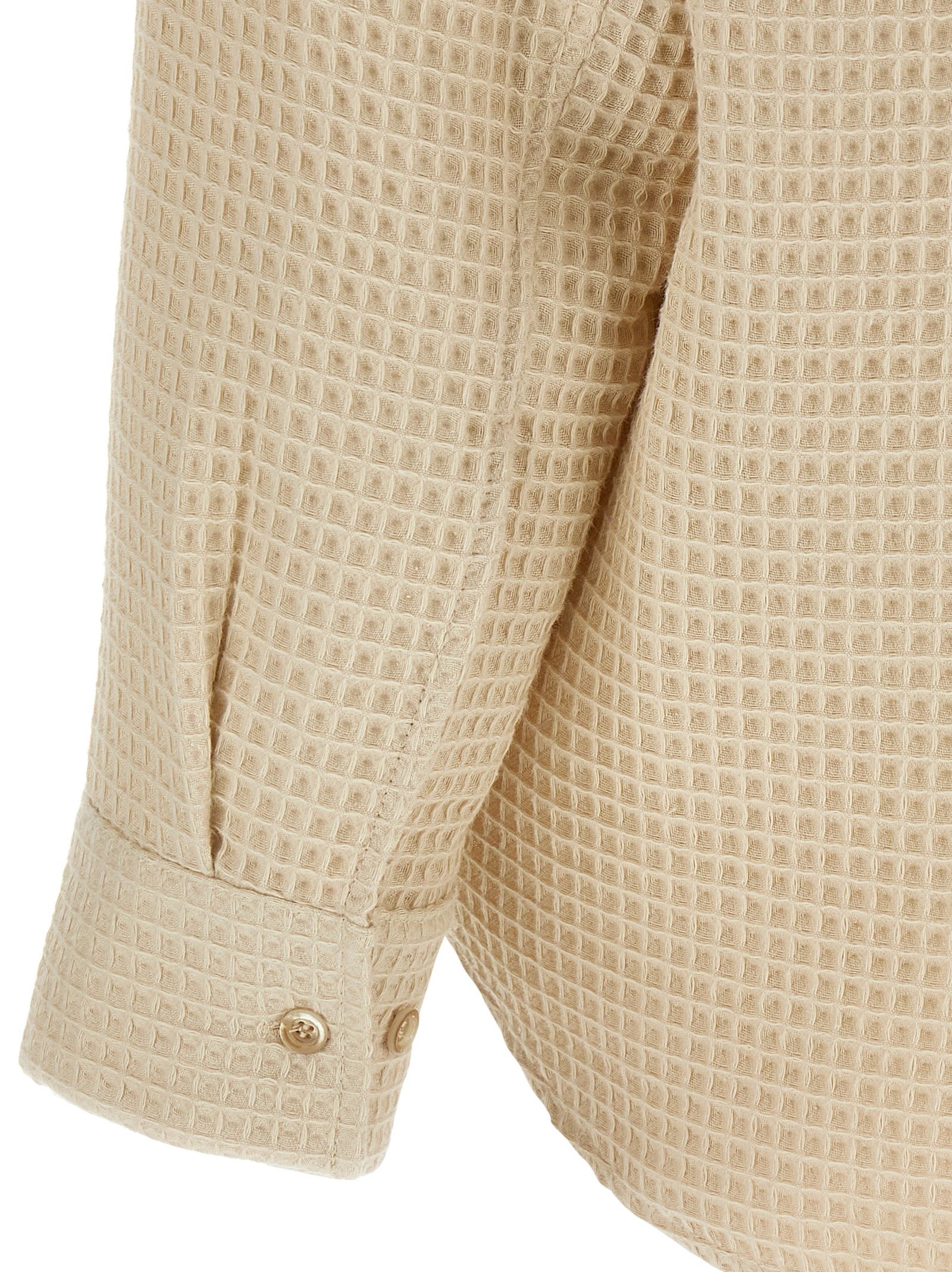 SÉFR Beige Cotton Men's Blouse - SÉFR - Modalova