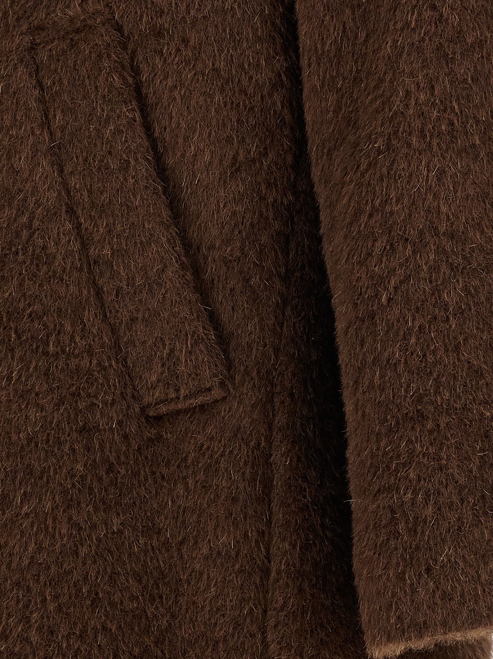 SÉFR Brown Wool Men's Coat - SÉFR - Modalova