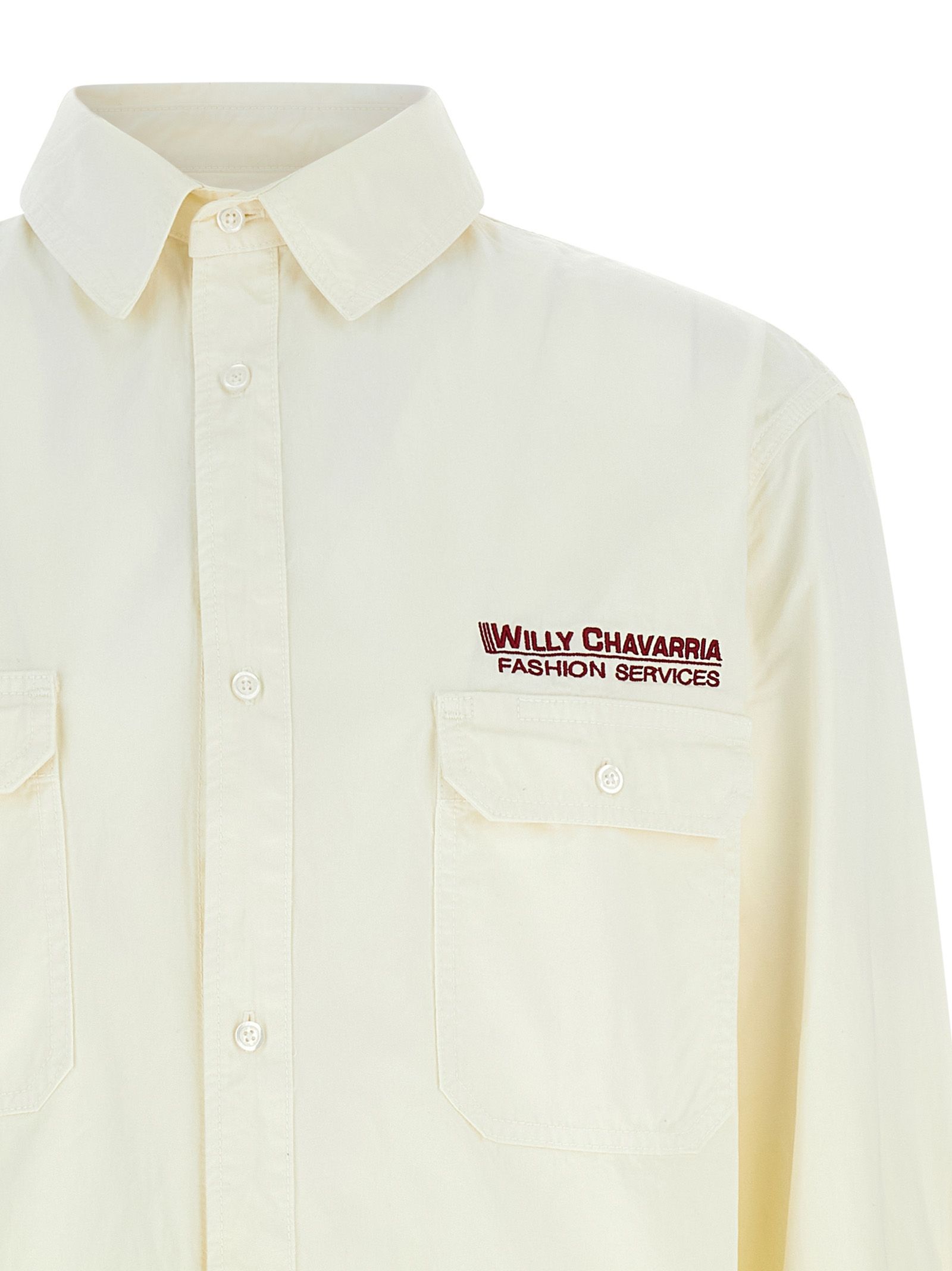 Cotton Men's Blouse - WILLY CHAVARRIA - Modalova