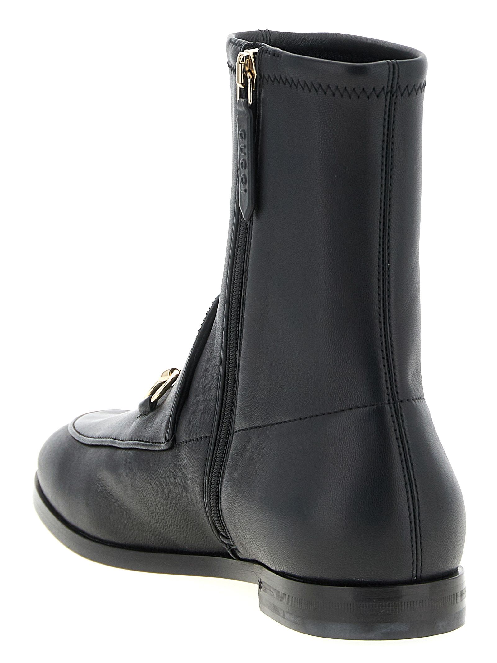 Lamb Leather Ankle Women's Boots - Gucci - Modalova