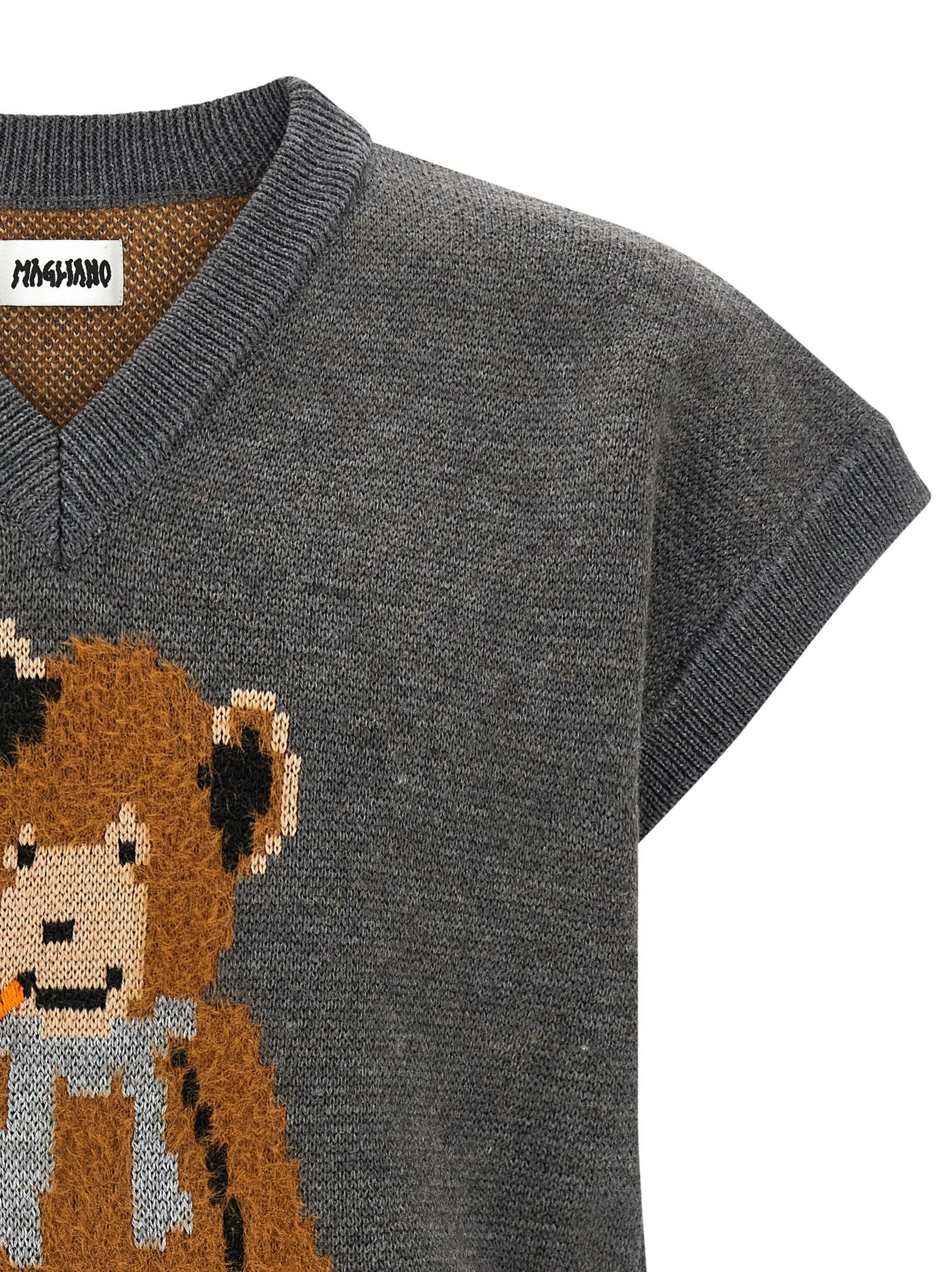 Magliano Gray Wool Men's Sweatshirt - Magliano - Modalova