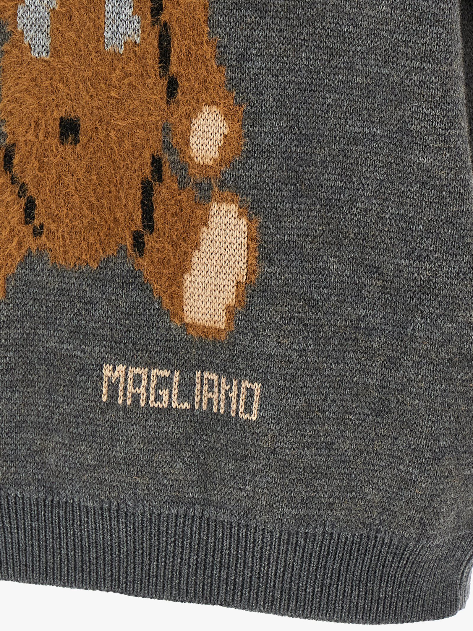 Magliano Gray Wool Men's Sweatshirt - Magliano - Modalova