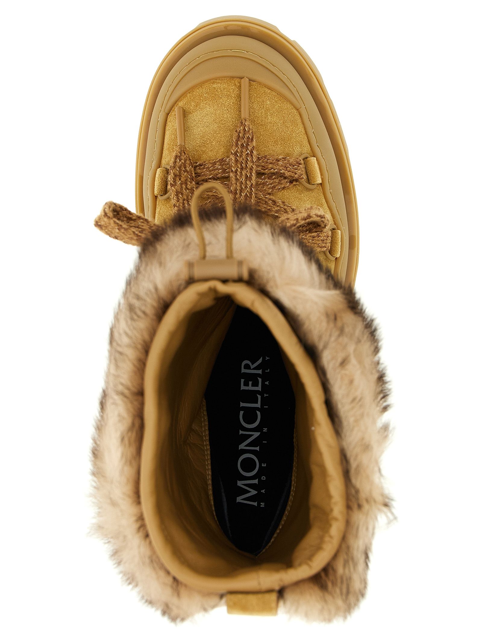 Calfskin Flat Women's Boots - Moncler - Modalova