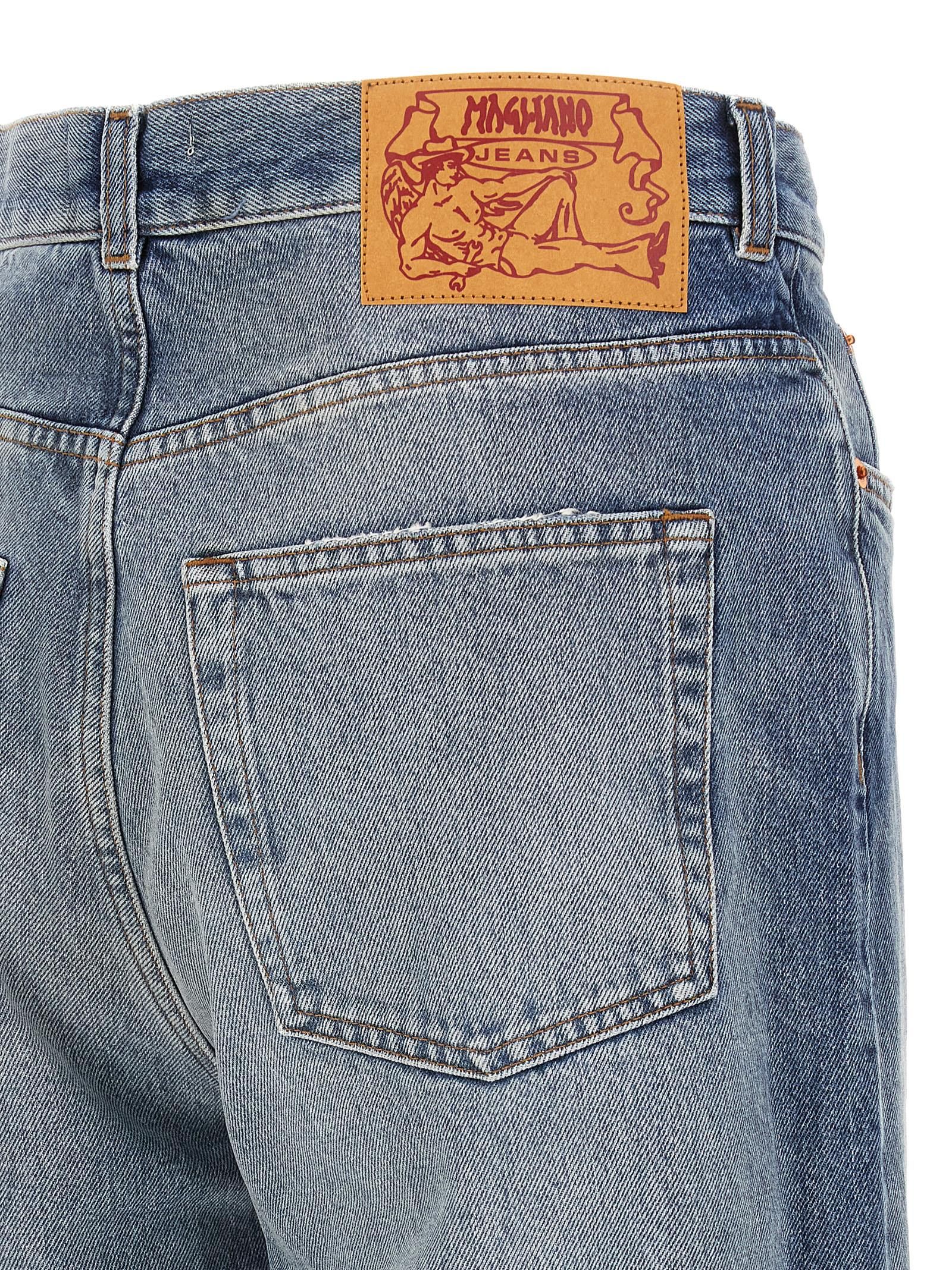 Cotton Straight-Leg Men's Jeans - Magliano - Modalova