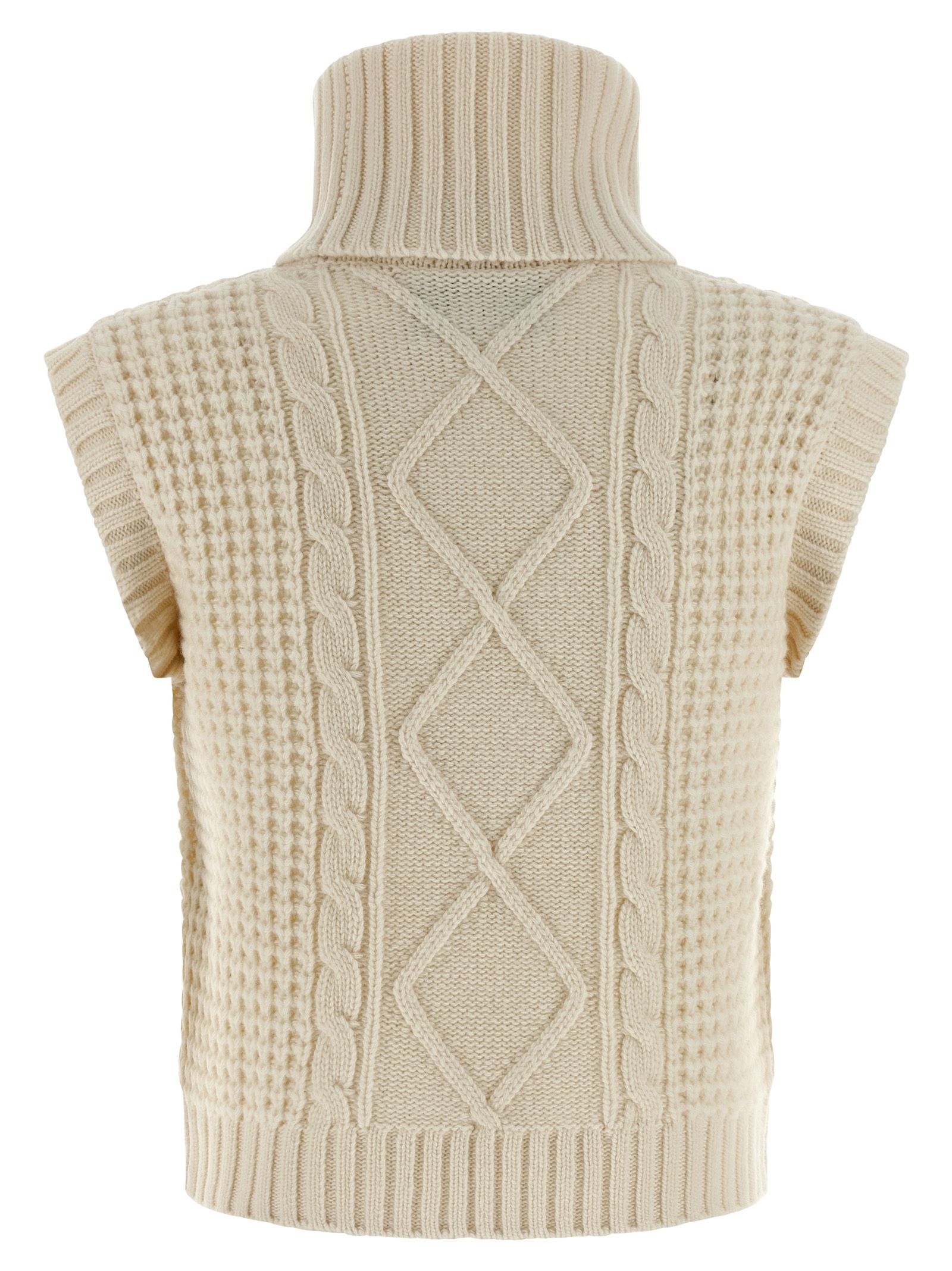 Merino Wool Sleeveless Women's Jacket - PERFECT MOMENT - Modalova