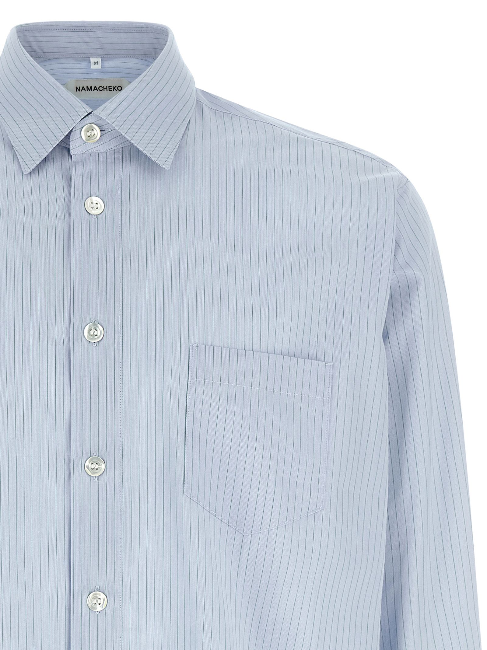 Namacheko Blue Cotton Men's Blouse - Namacheko - Modalova