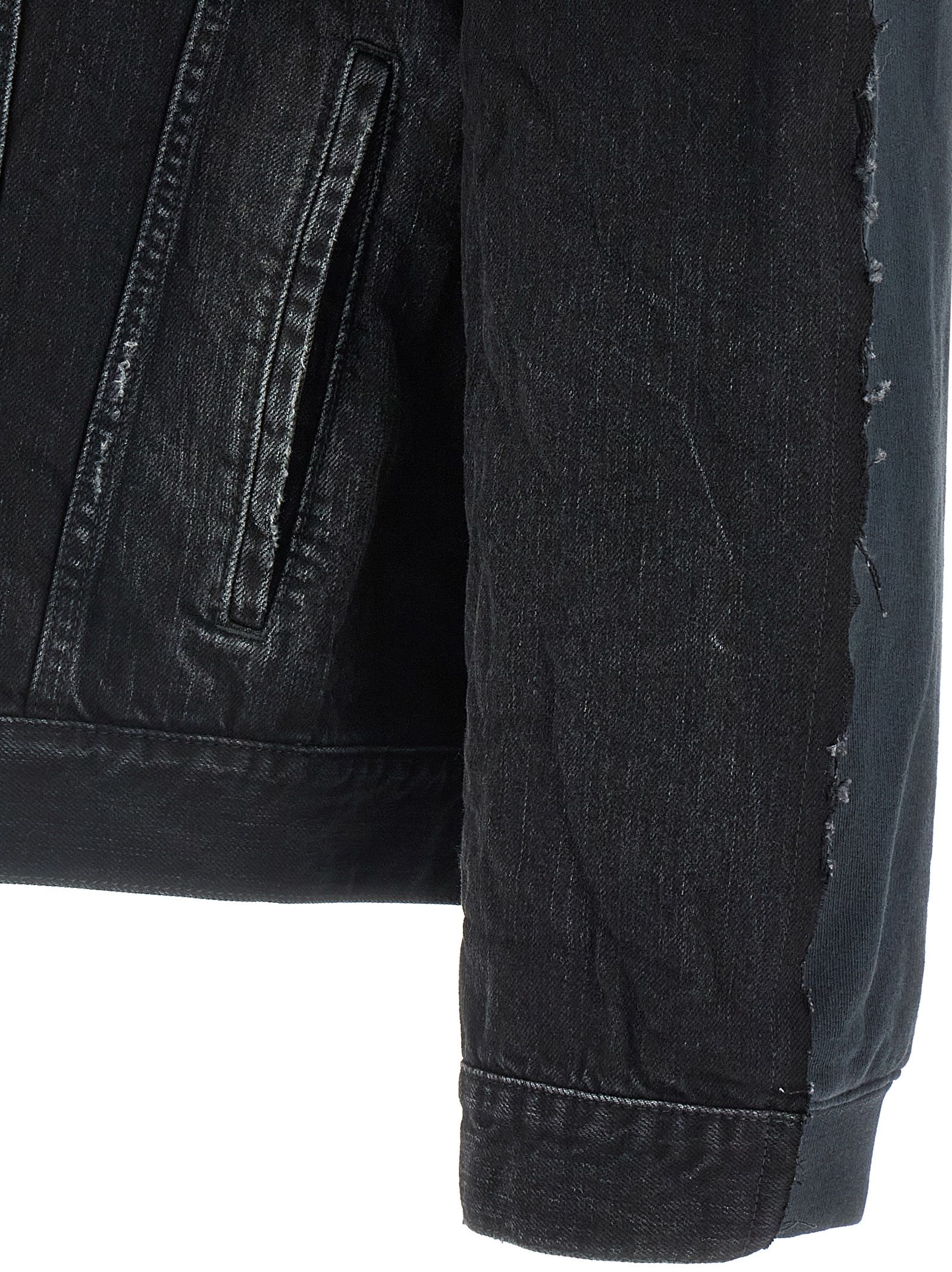 Cotton Denim Men's Jacket - Balenciaga - Modalova