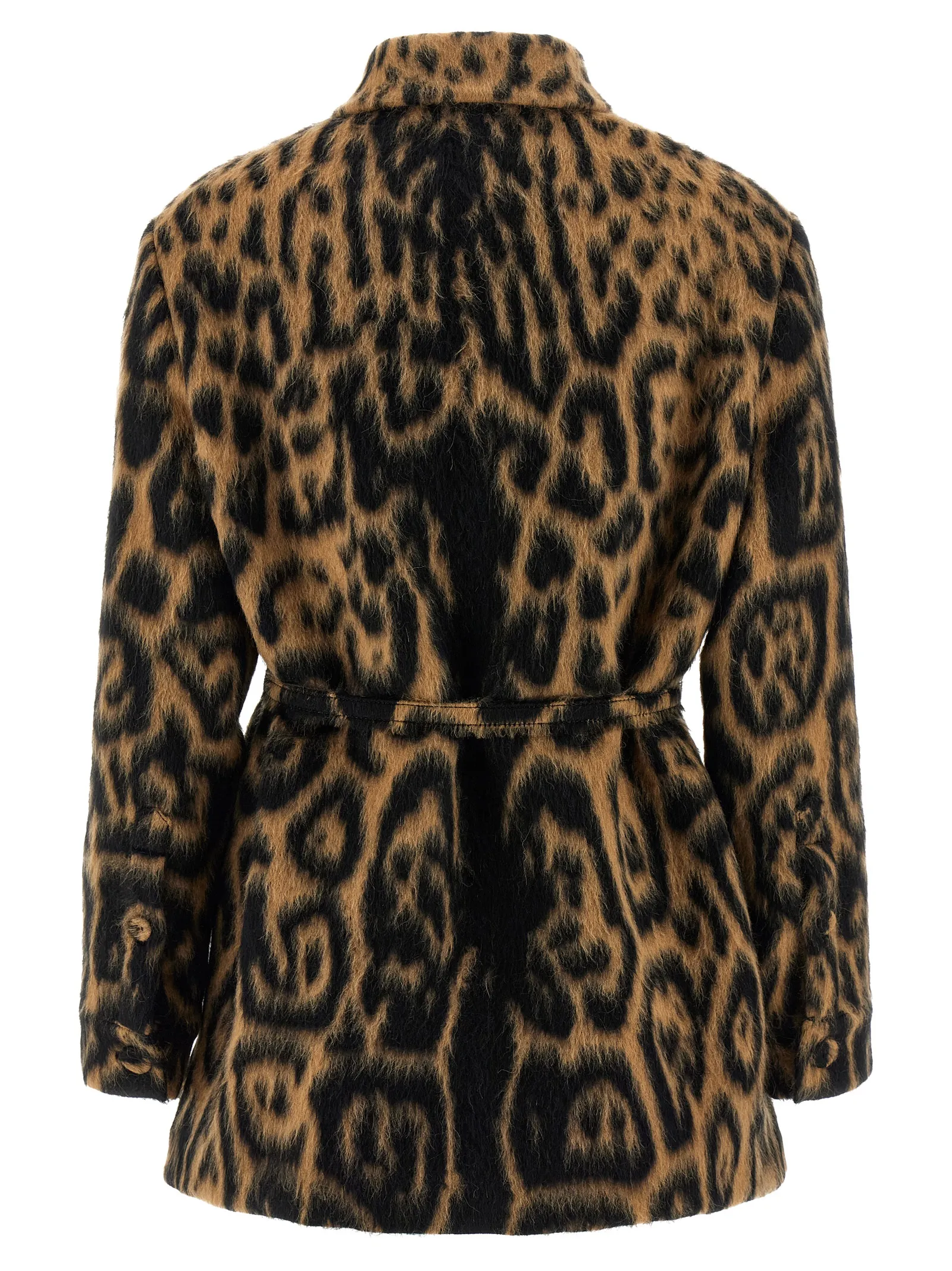 Virgin Wool Women's Coat - Fendi - Modalova