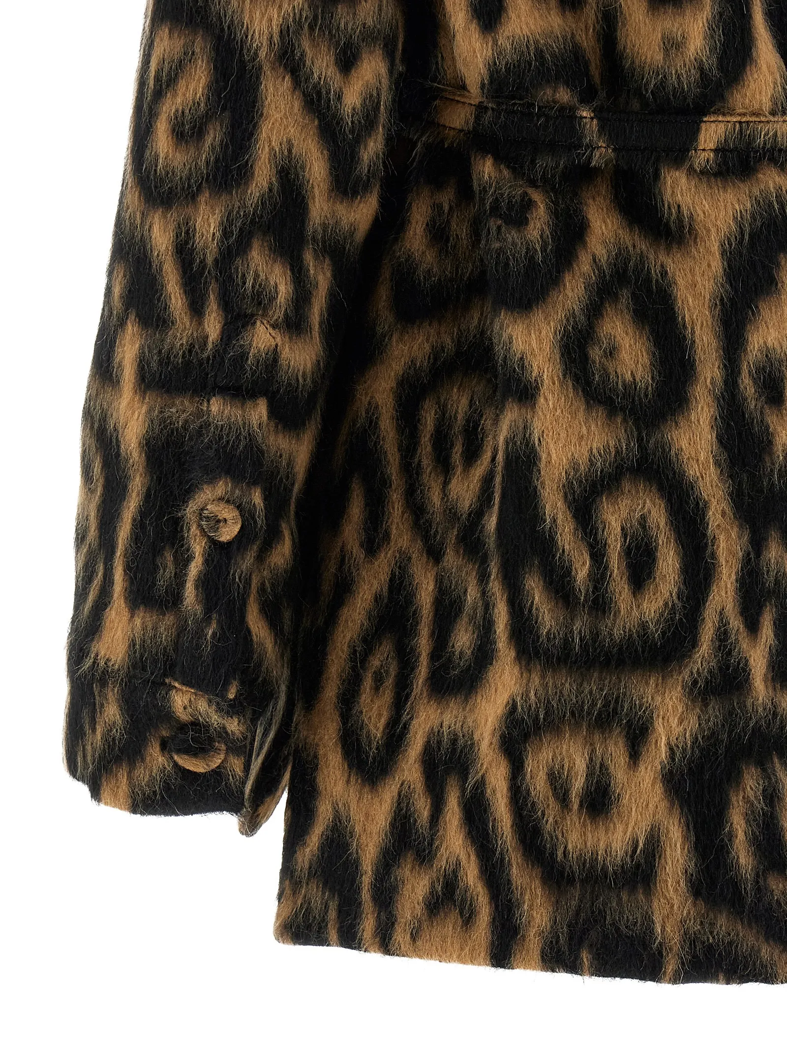 Virgin Wool Women's Coat - Fendi - Modalova