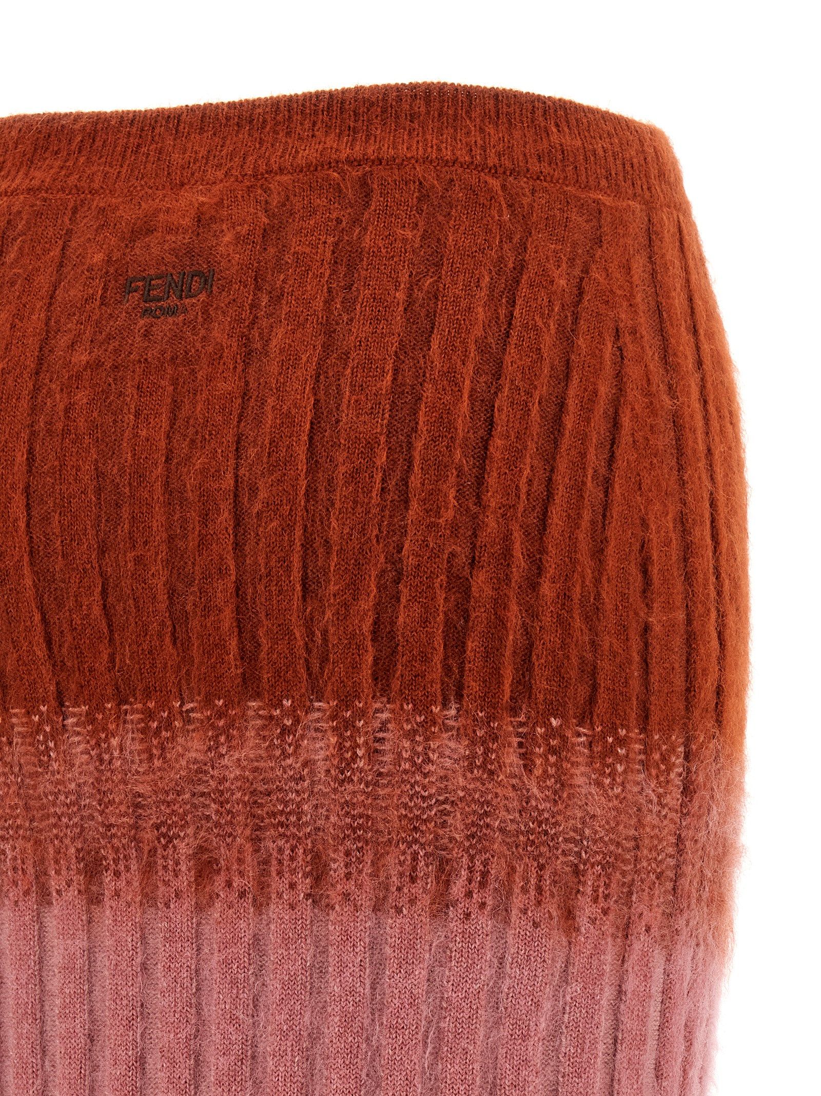 Wool Midi Women's Skirt - Fendi - Modalova