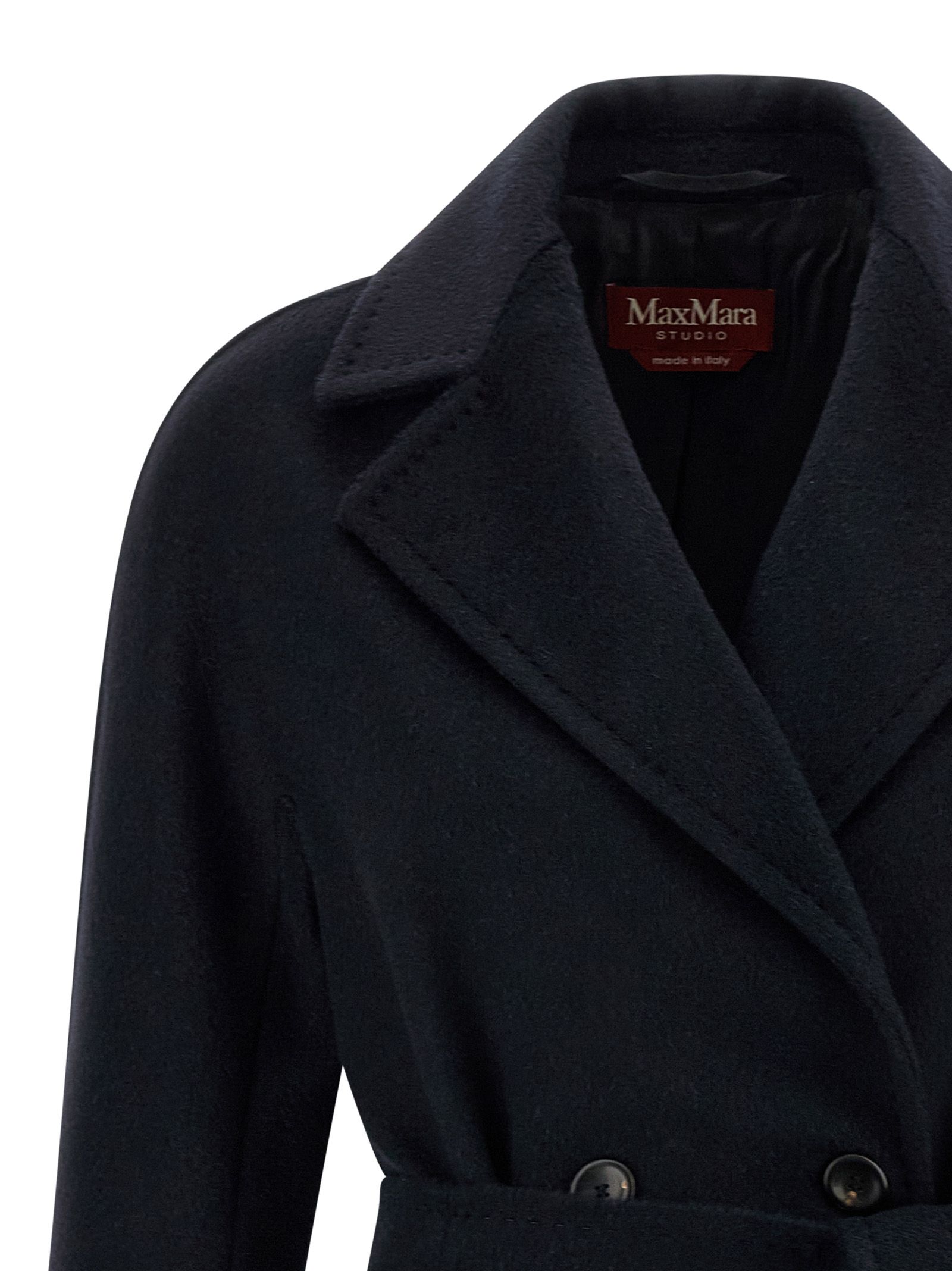 Max Mara Blue Cashmere Women's Coat - Max Mara - Modalova