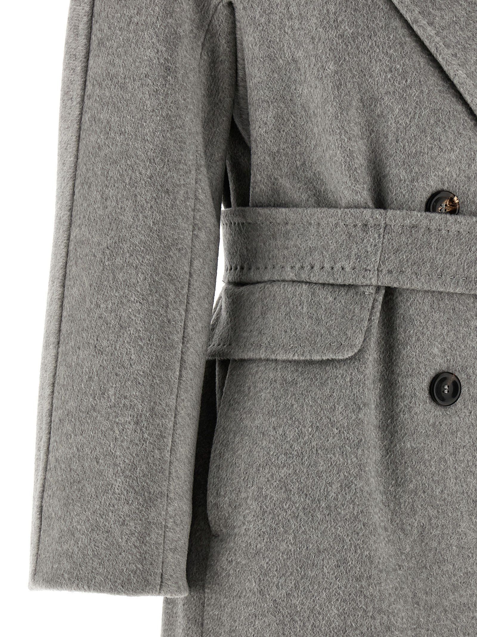 Max Mara Gray Cashmere Women's Coat - Max Mara - Modalova