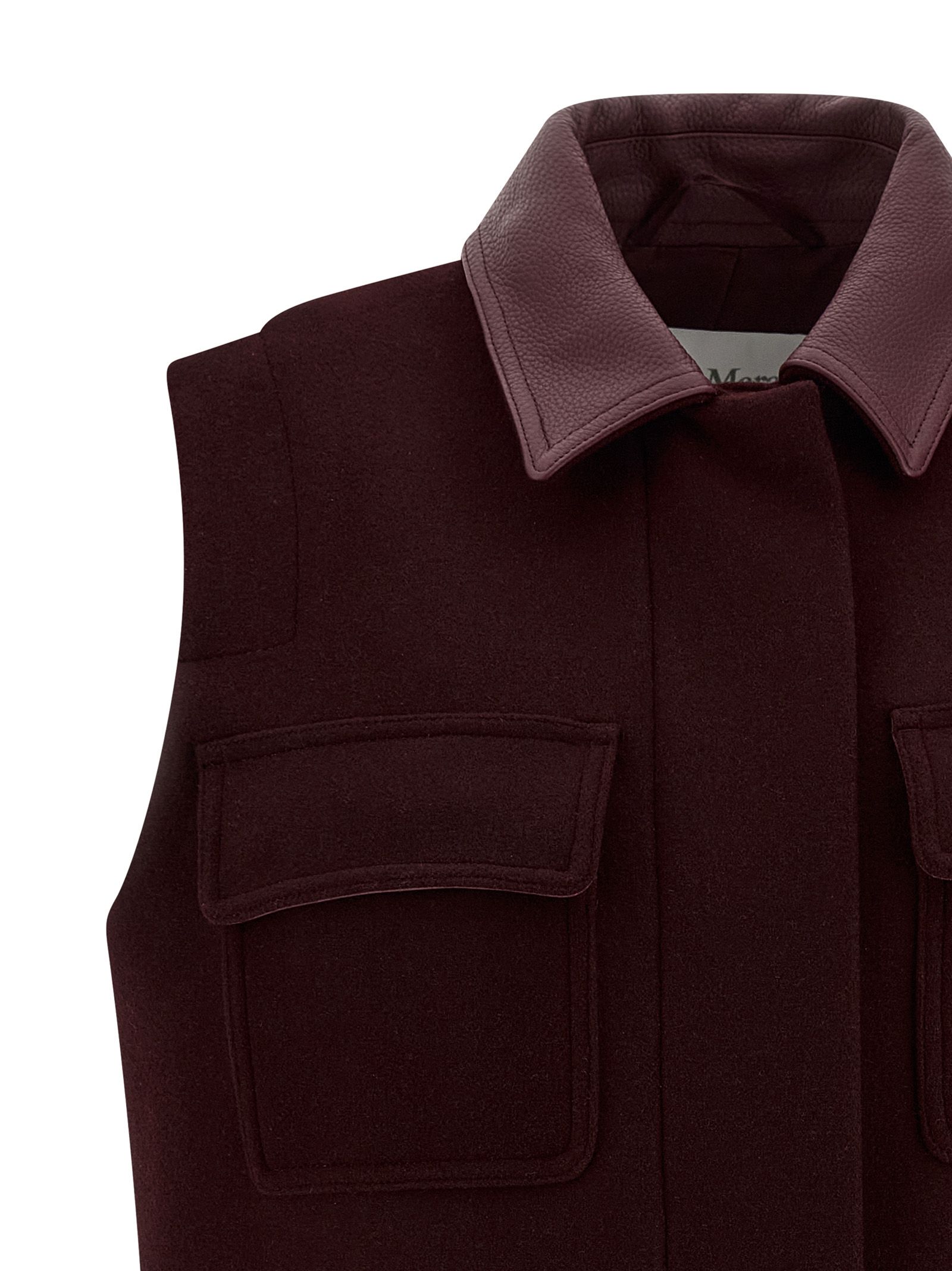 Virgin Wool Sleeveless Women's Jacket - Max Mara - Modalova