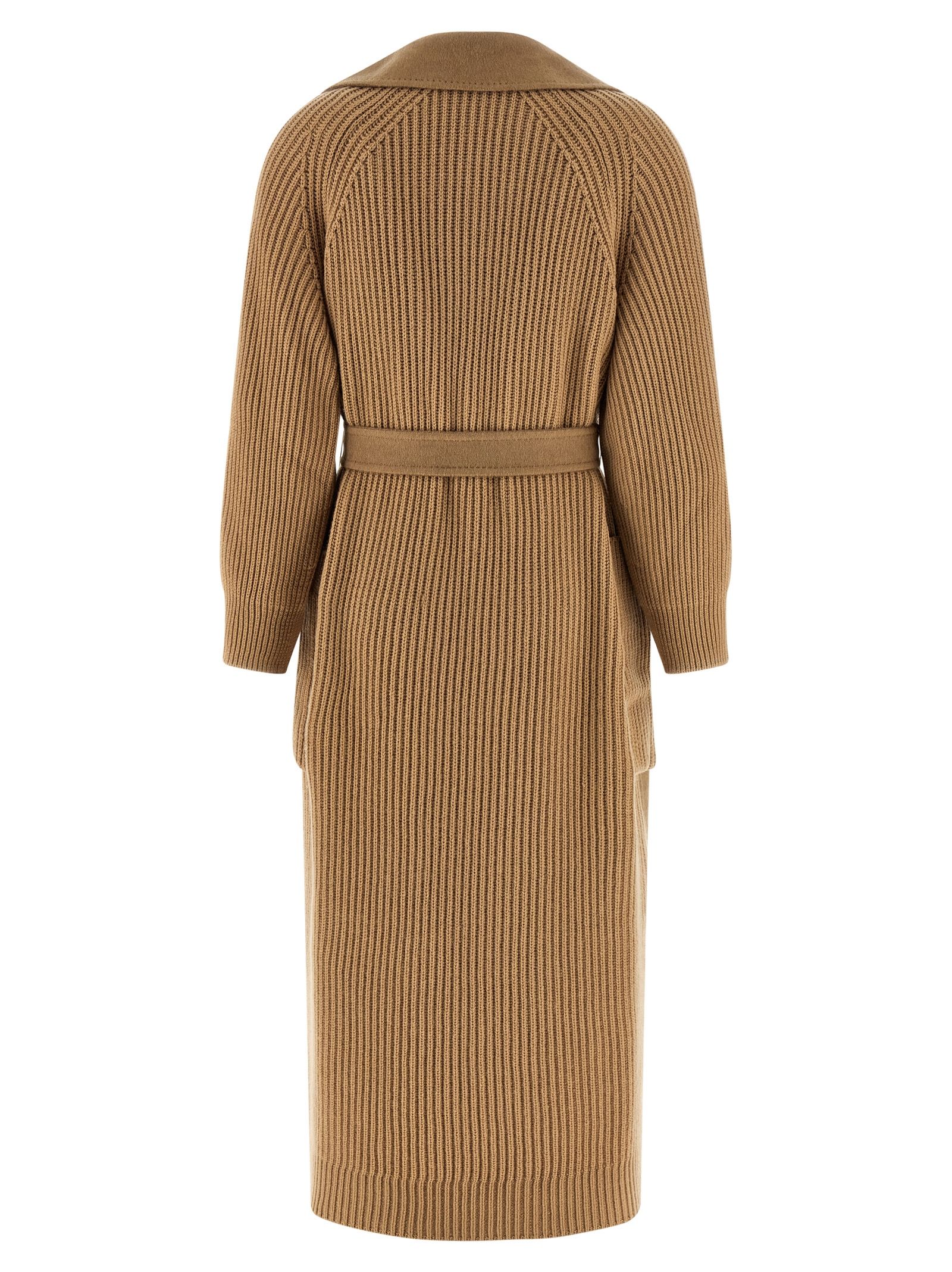 Max Mara Beige Wool Women's Coat - Max Mara - Modalova