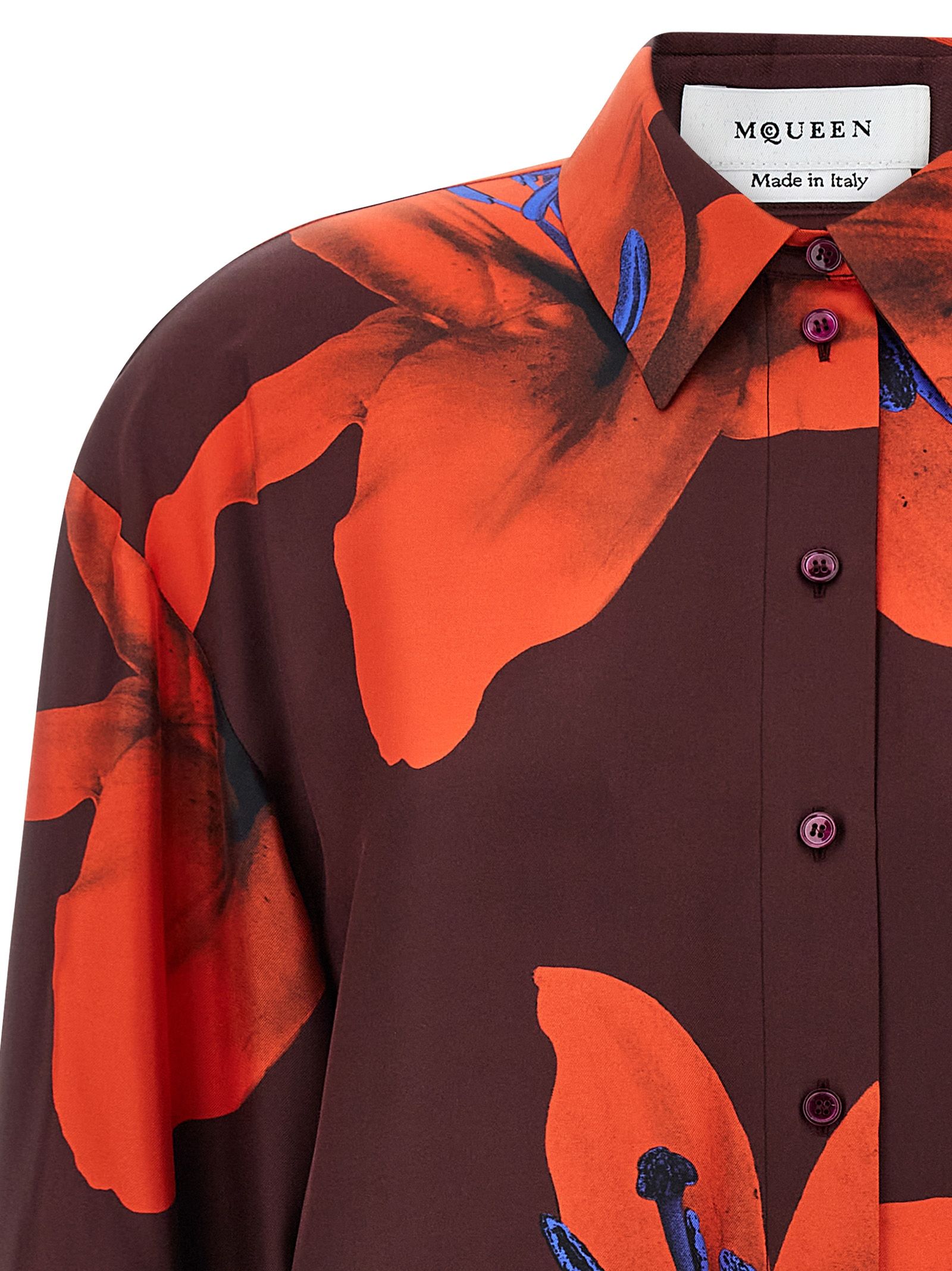 Silk Women's Blouse - Alexander McQueen - Modalova