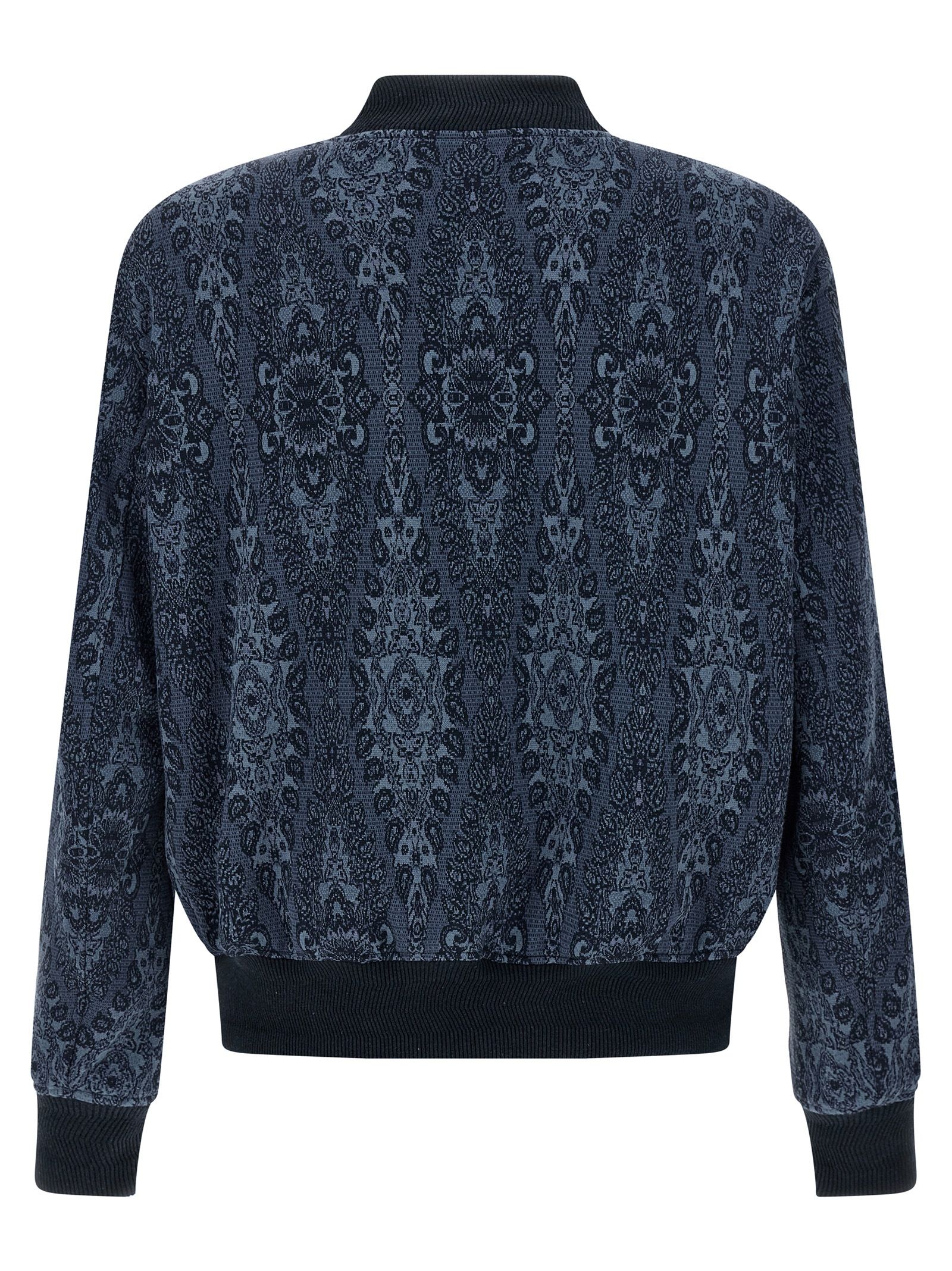 Etro Blue Cotton Men's Bomber - Etro - Modalova