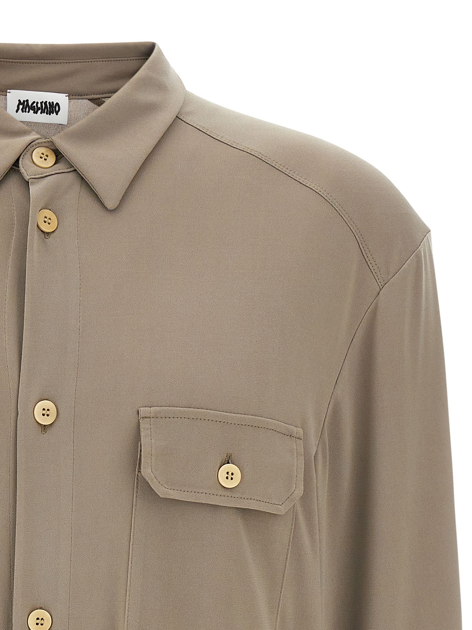 Polyester Men's Blouse - Magliano - Modalova