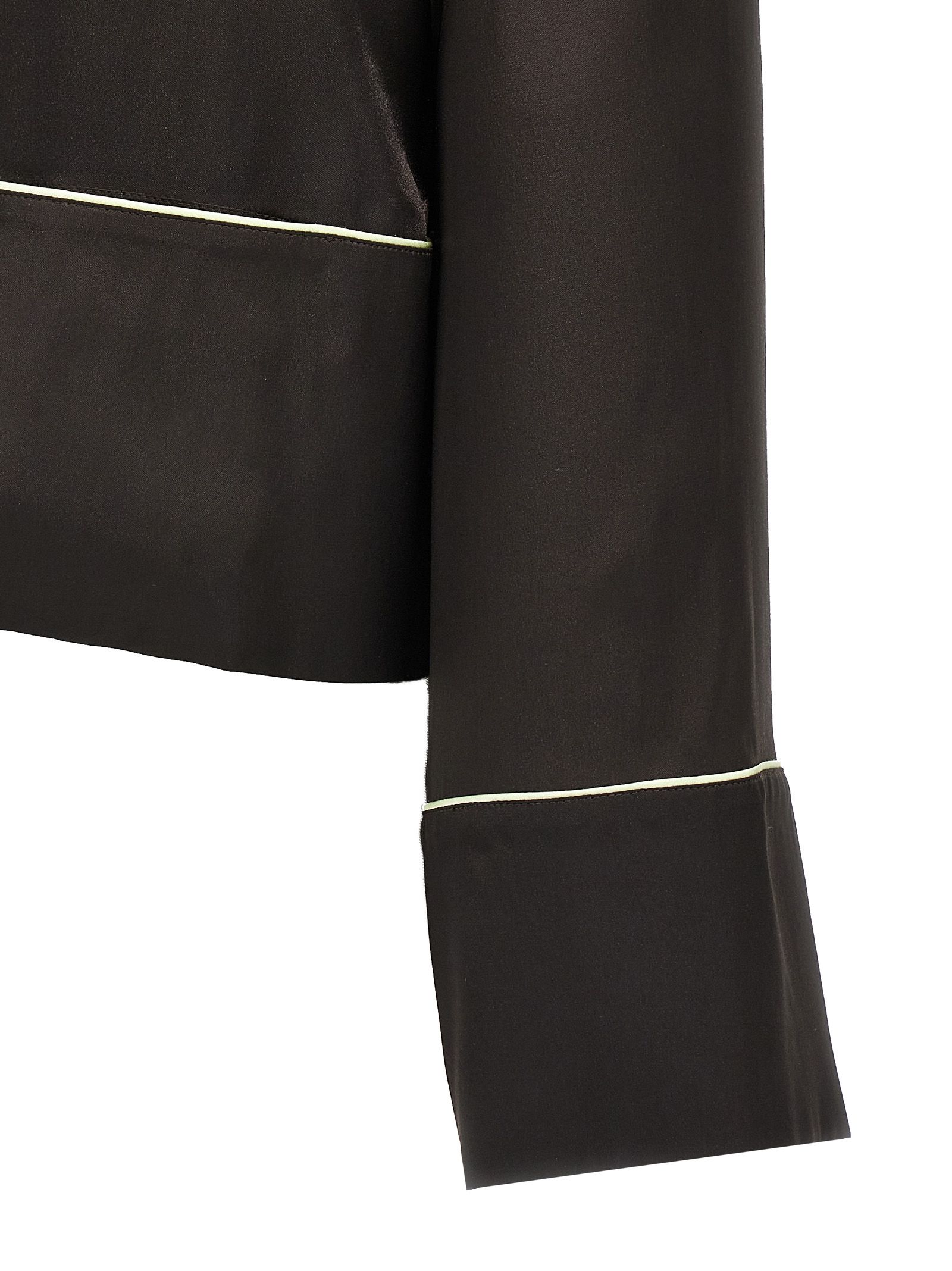 Acetate Women's Blouse - Off-White - Modalova