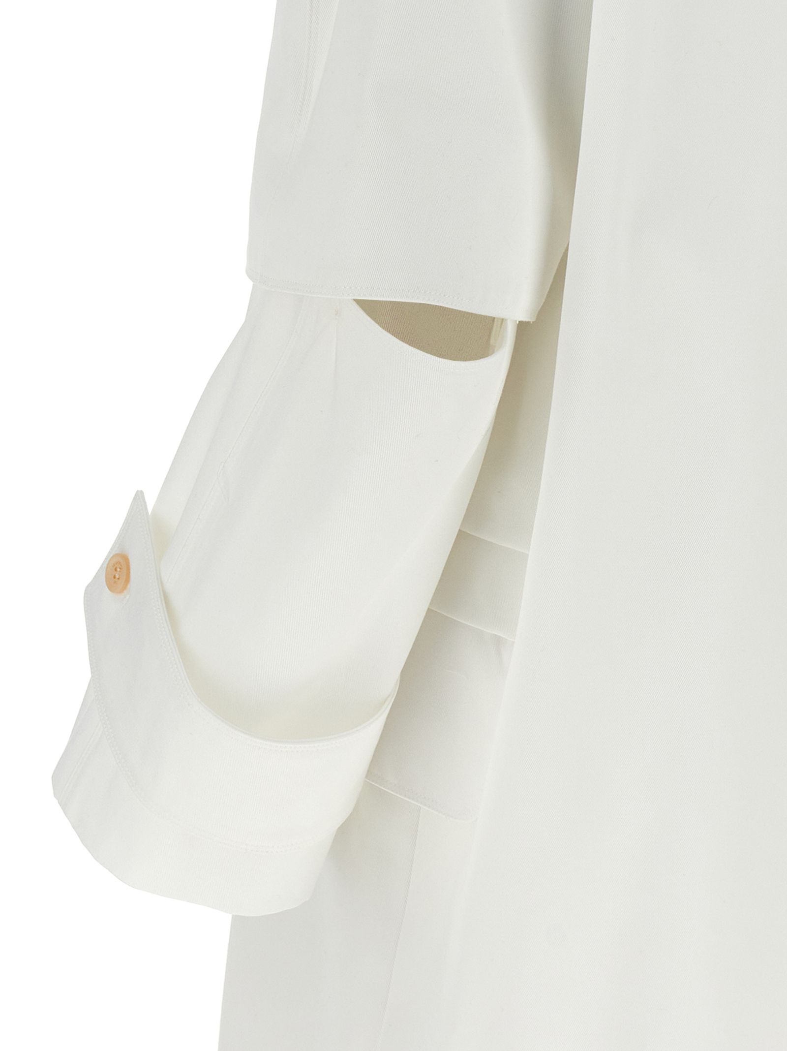 Max Mara White Cotton Women's Coat - Max Mara - Modalova