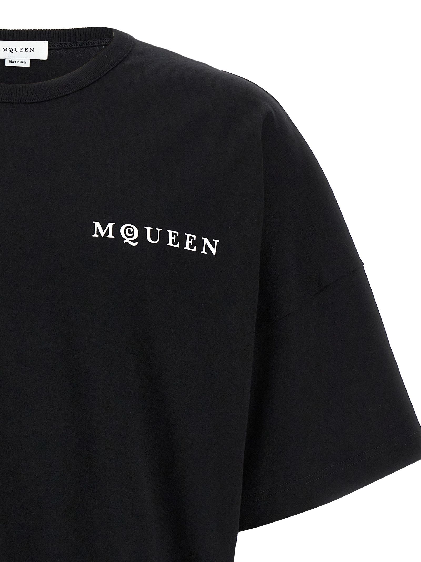 Cotton Men's T-Shirt - Alexander McQueen - Modalova