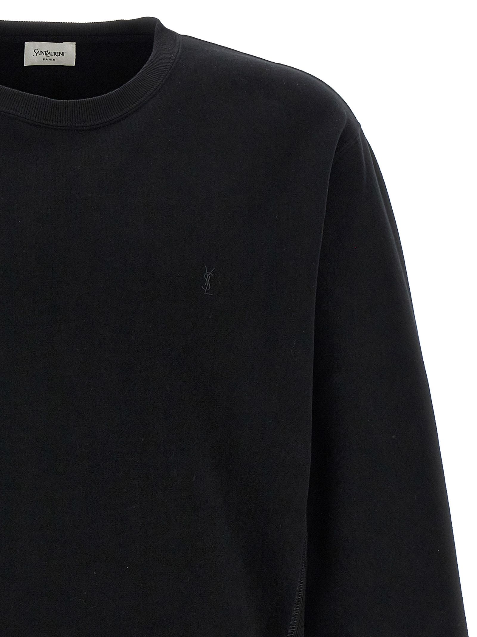 Cotton Men's Sweatshirt - Saint Laurent - Modalova
