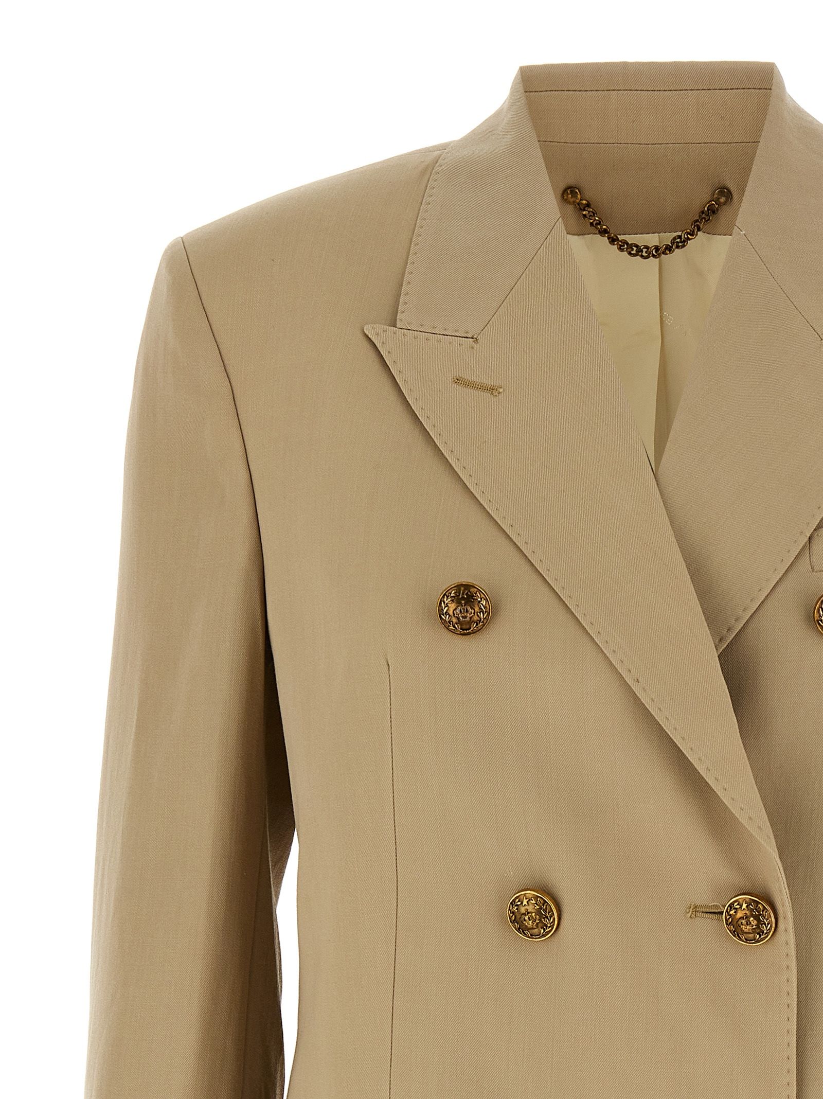 Virgin Wool Women's Blazer - Golden Goose - Modalova