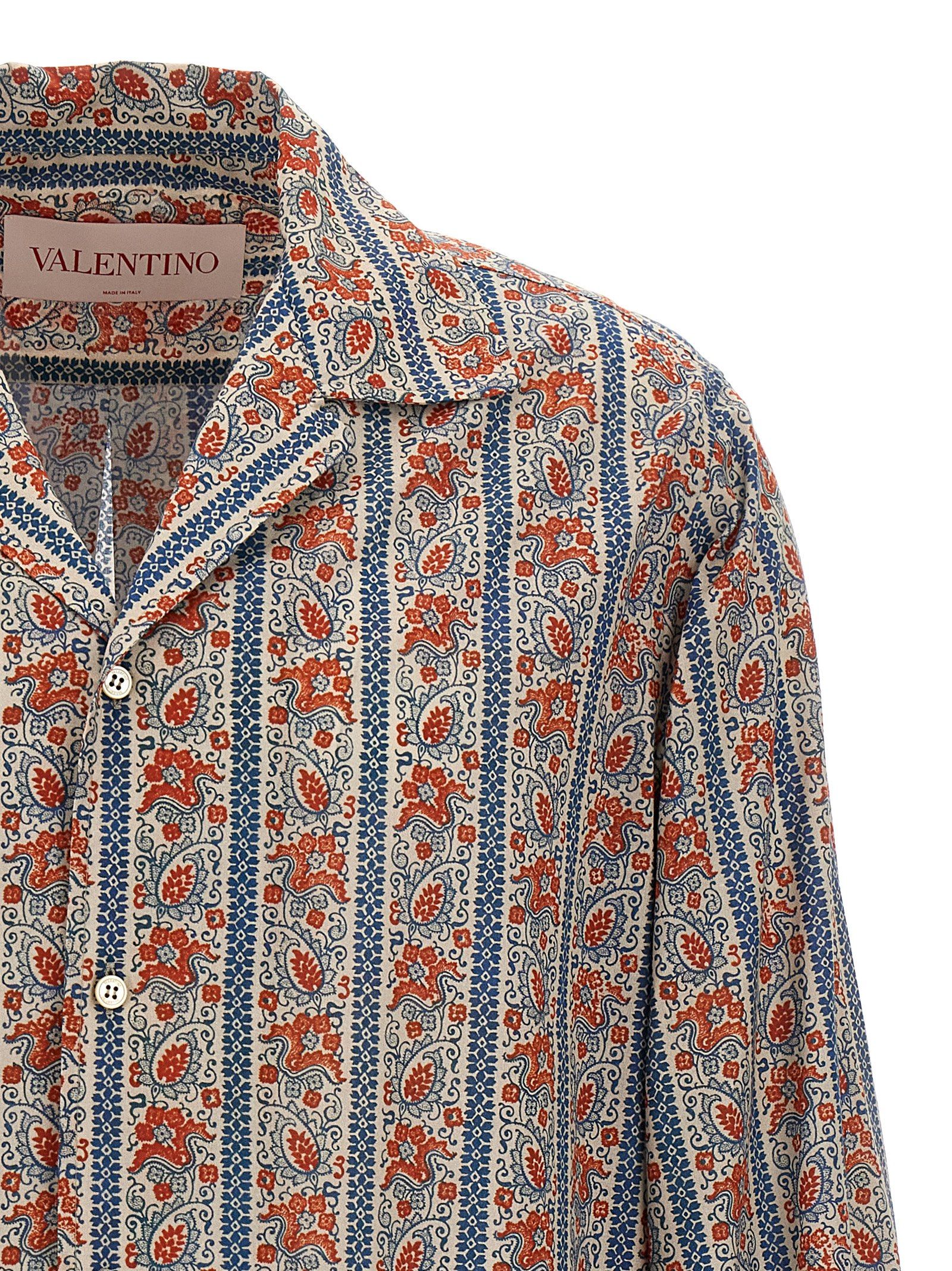 Cotton Men's Blouse - Valentino Garavani - Modalova