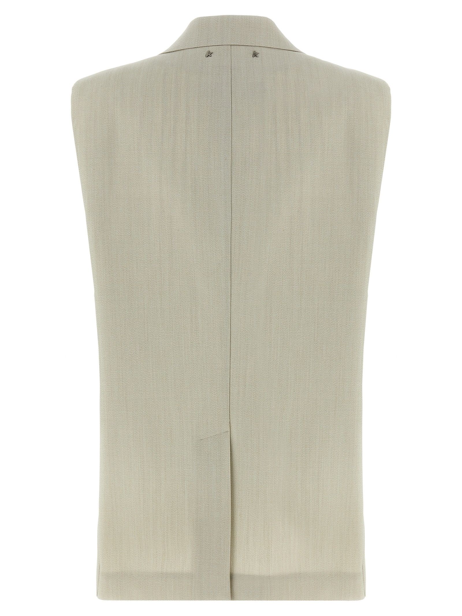 Virgin Wool Sleeveless Women's Jacket - Golden Goose - Modalova