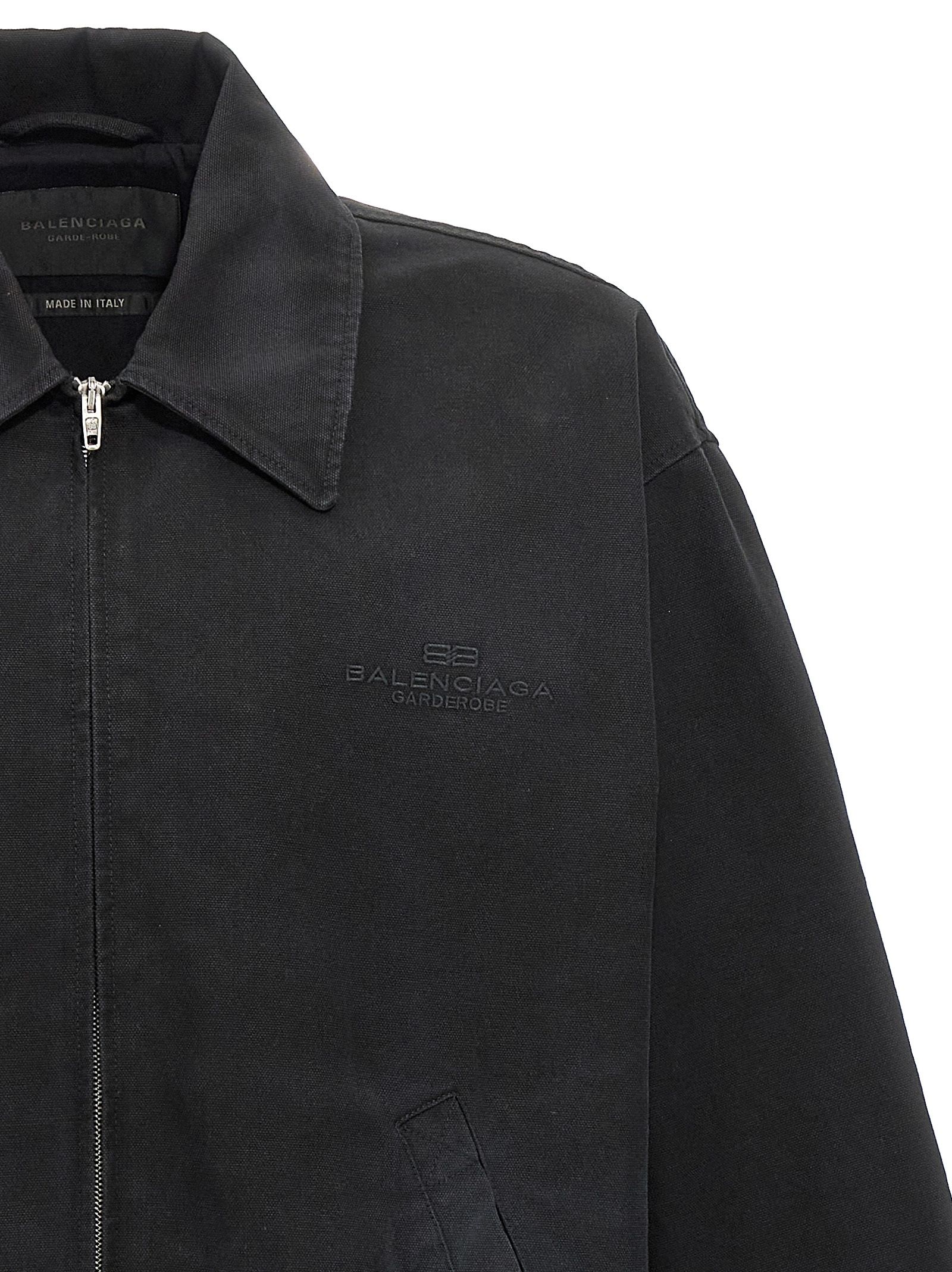 Cotton Full-Length Men's Jacket - Balenciaga - Modalova