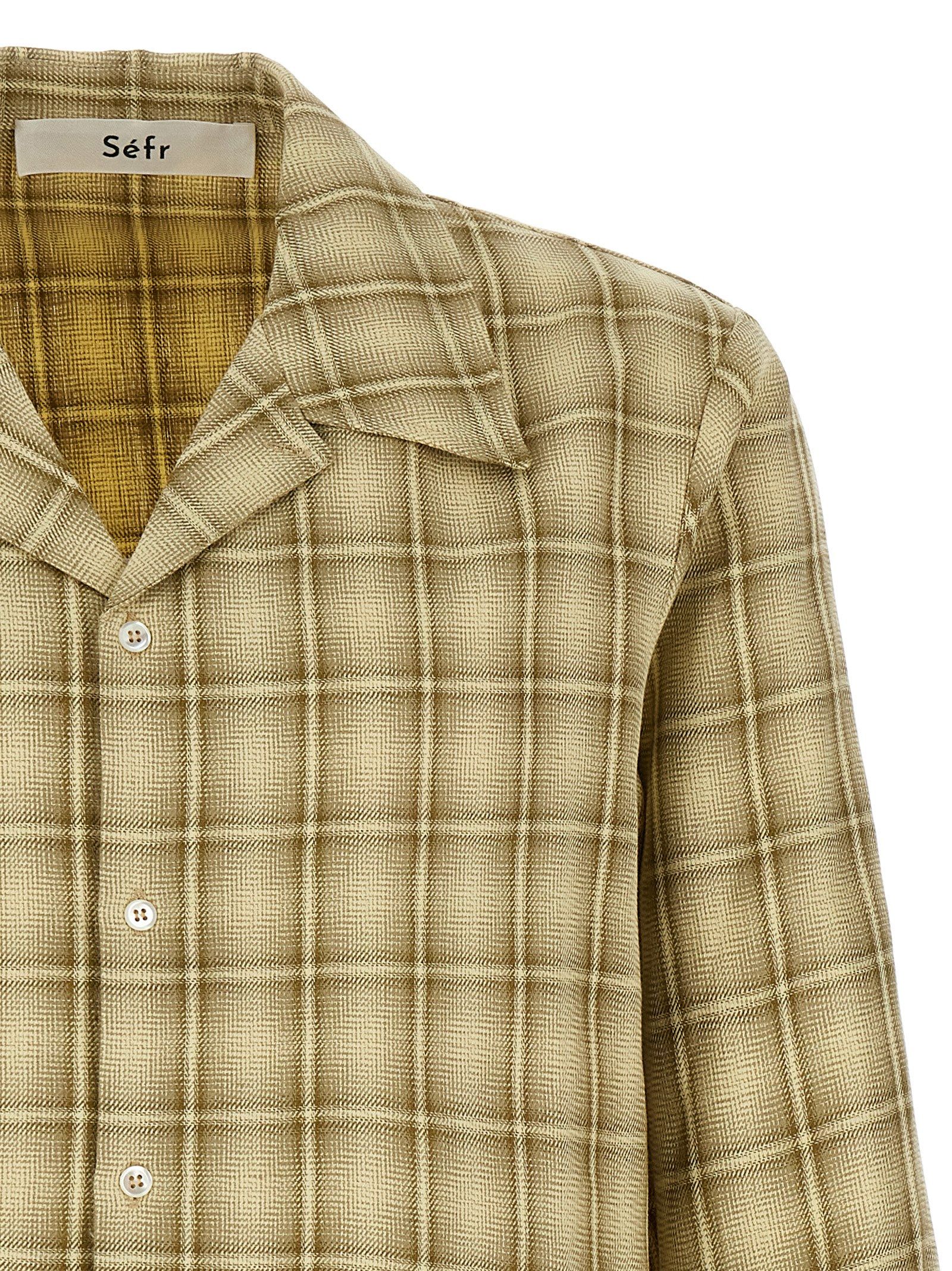Cotton Men's Blouse - SÉFR - Modalova