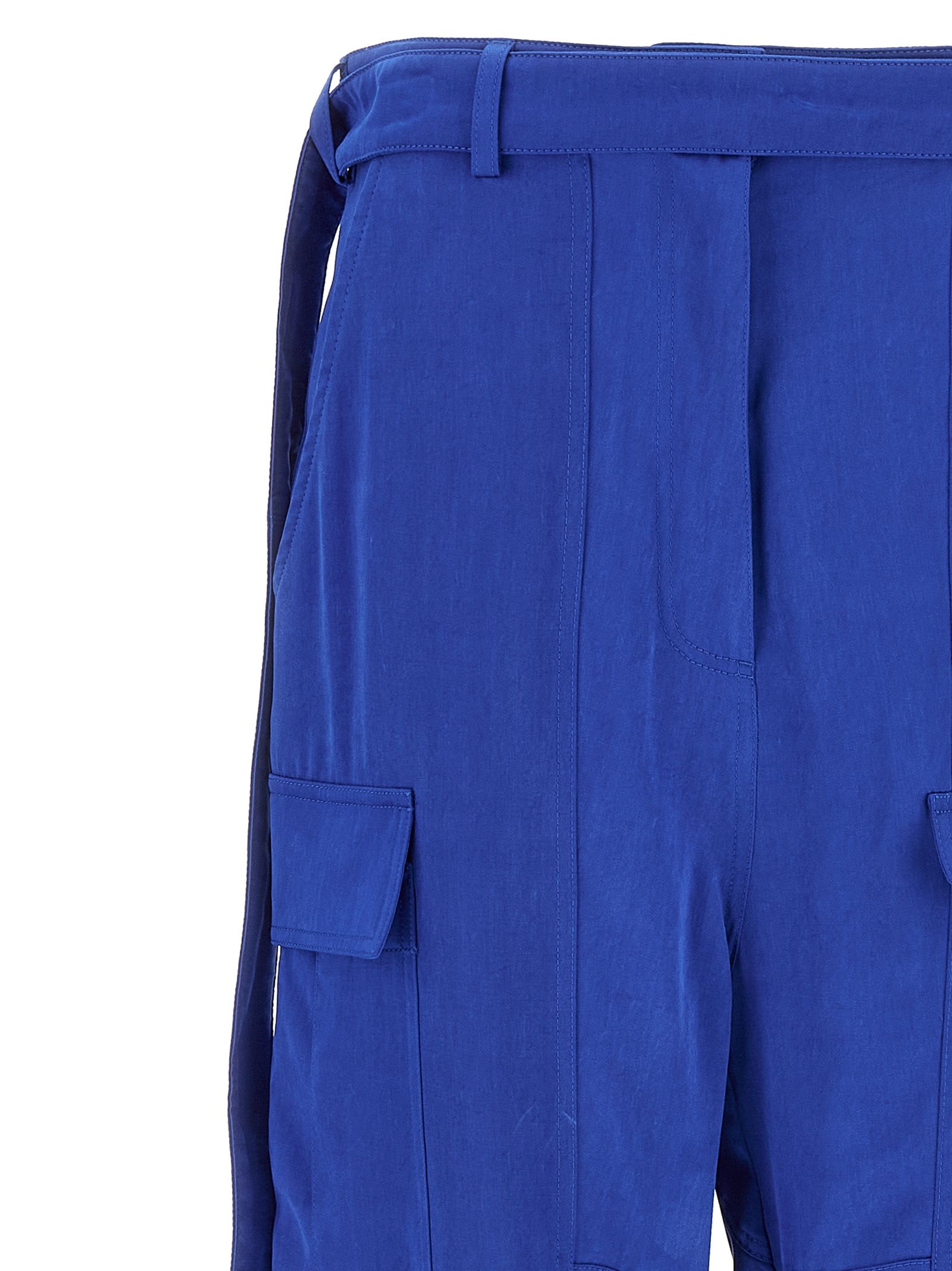 Lyocell Cargo Women's Pants - Ferragamo - Modalova