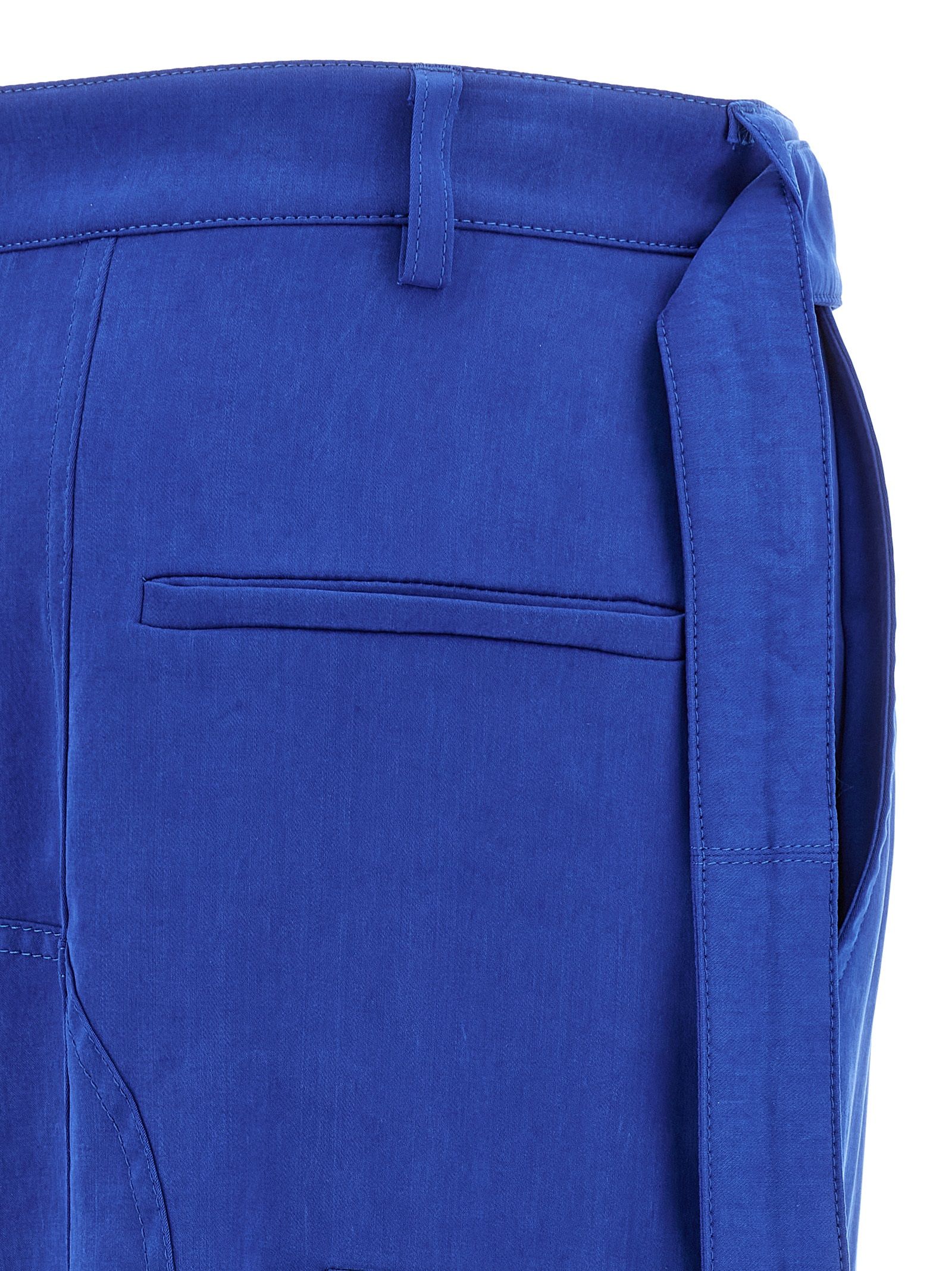 Lyocell Cargo Women's Pants - Ferragamo - Modalova