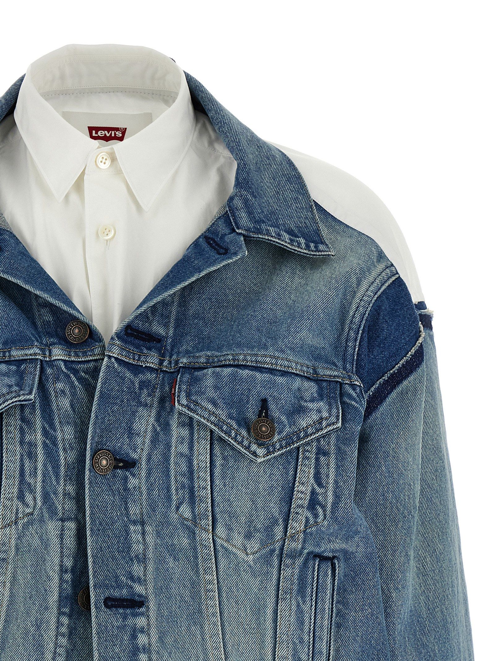 Cotton Denim Women's Jacket - Junya Watanabe - Modalova