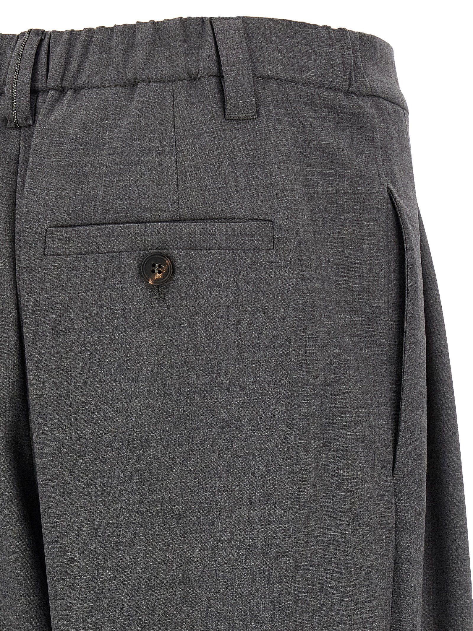 Virgin Wool Casual Women's Pants - Brunello Cucinelli - Modalova