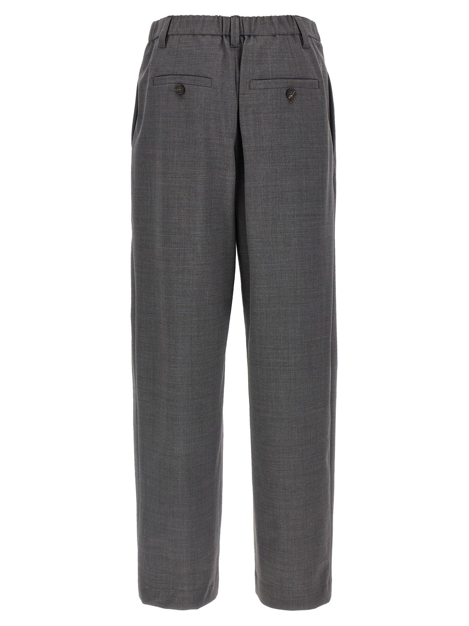 Virgin Wool Casual Women's Pants - Brunello Cucinelli - Modalova