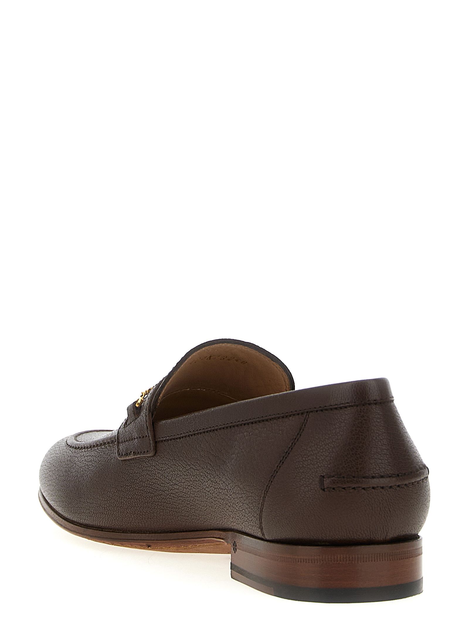 Goatskin Slip-On Men's Loafers - Valentino Garavani - Modalova