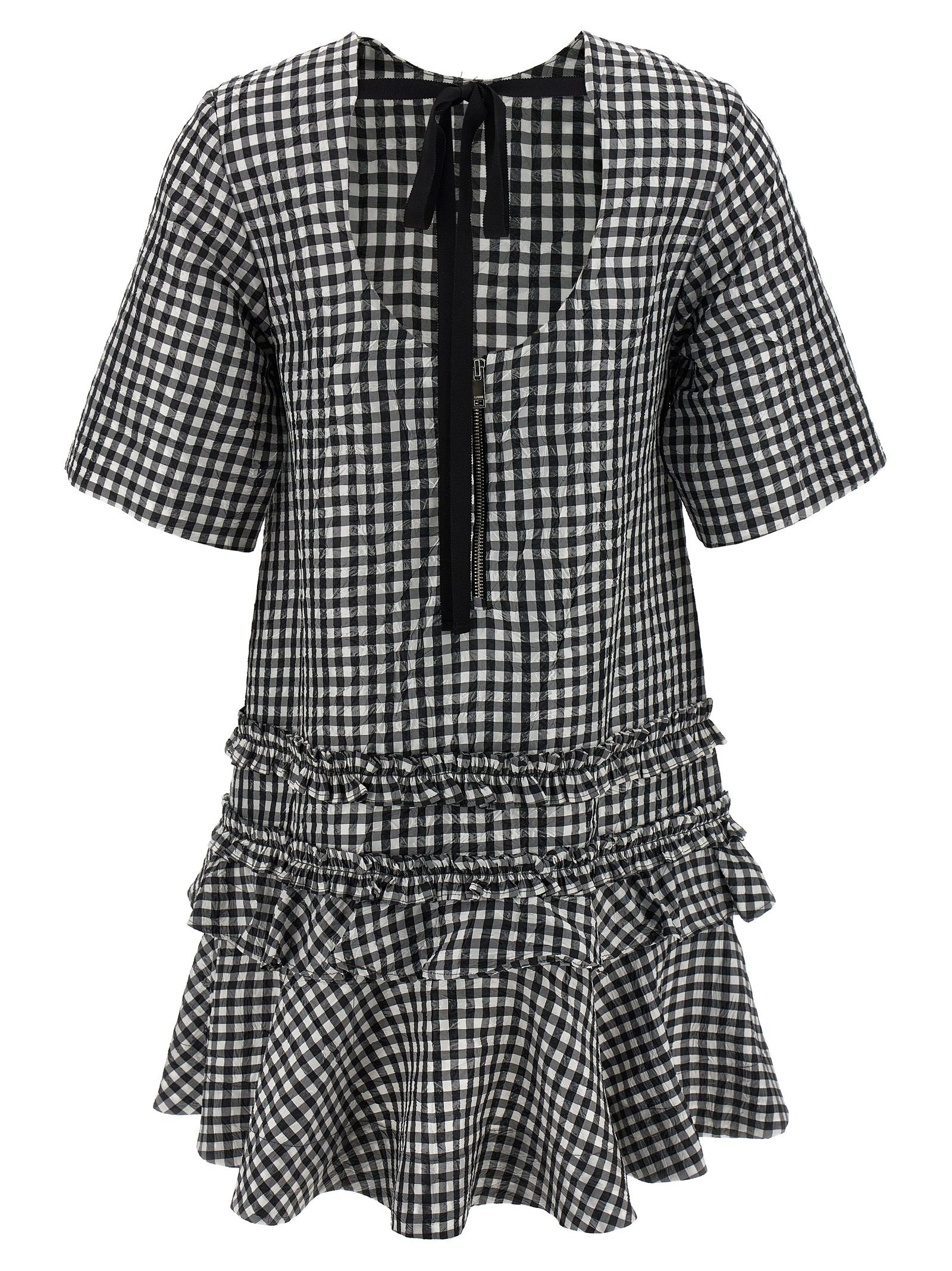 Polyester Short Women's Dress - Ganni - Modalova