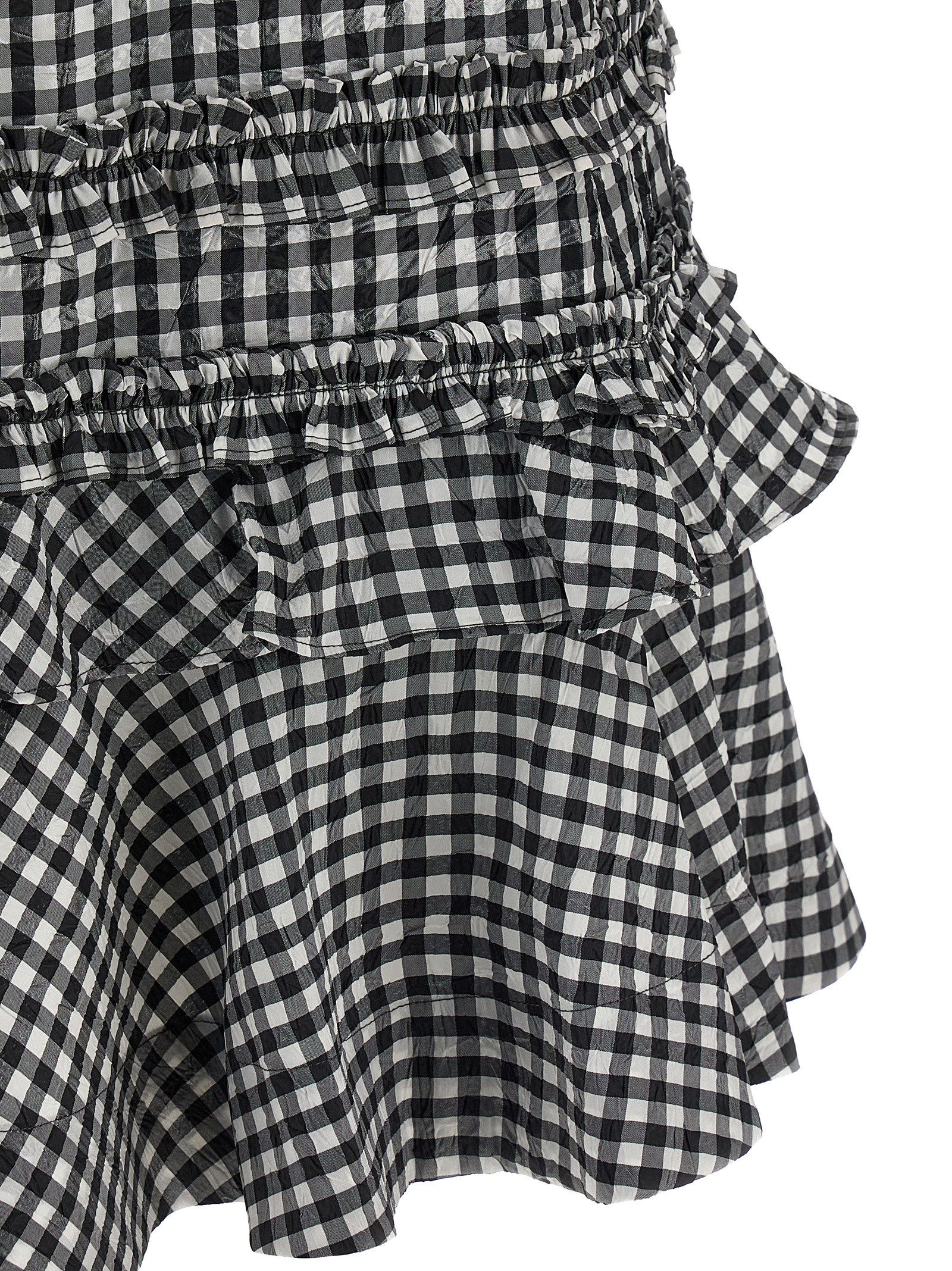 Polyester Short Women's Dress - Ganni - Modalova