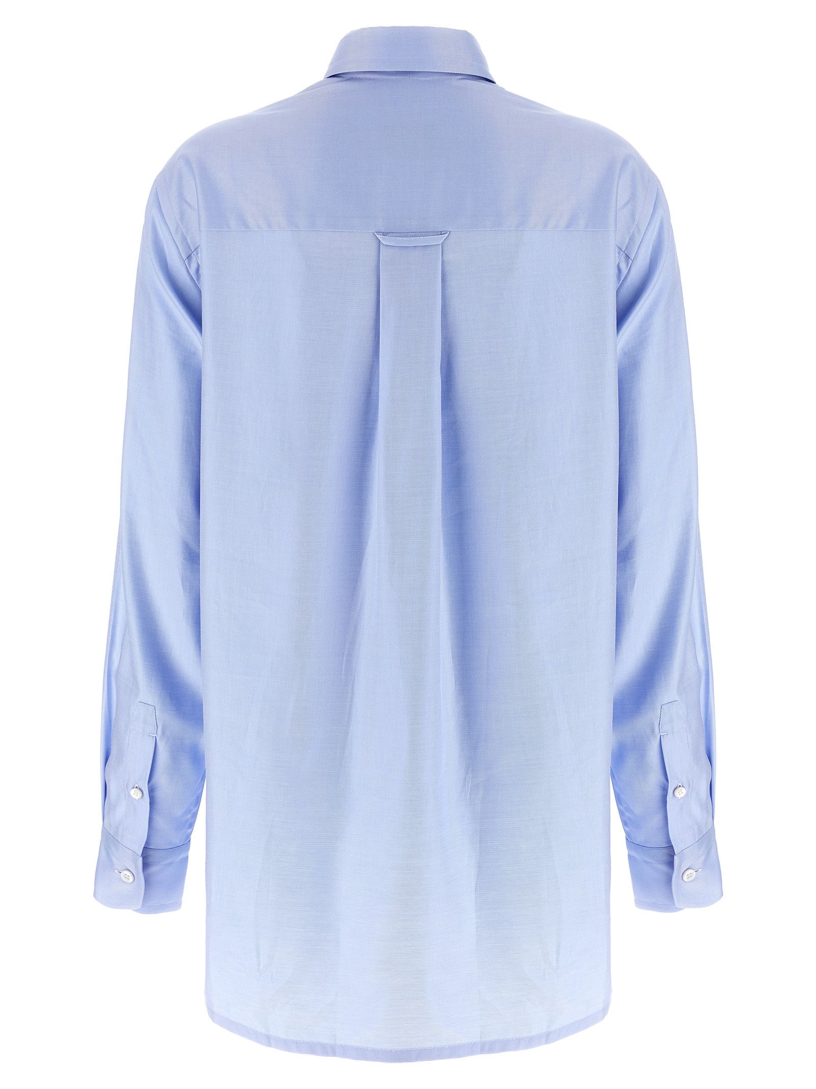 Brioni Blue Cotton Women's Blouse - Brioni - Modalova