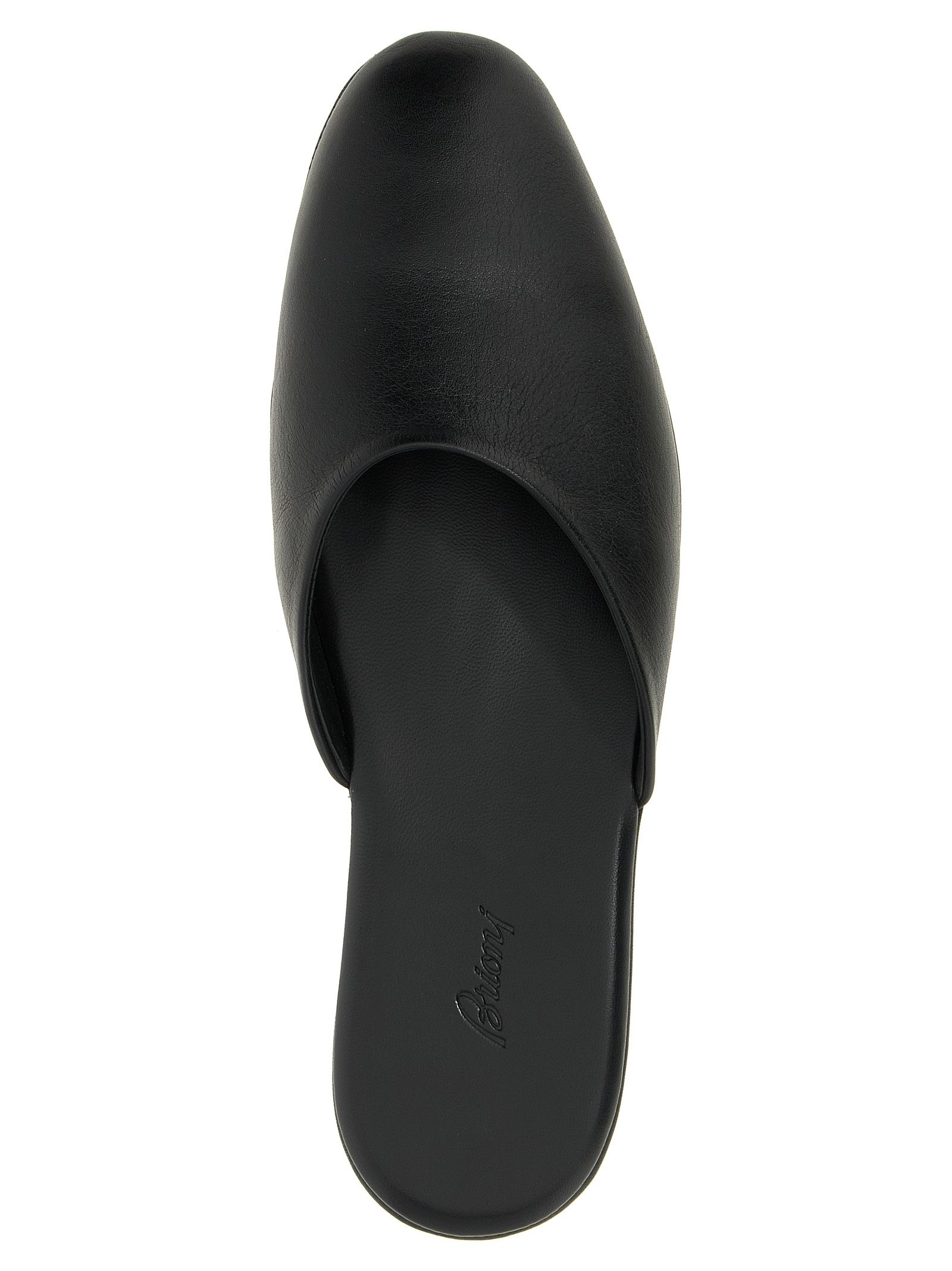 Brioni Black Calfskin Women's Mules - Brioni - Modalova